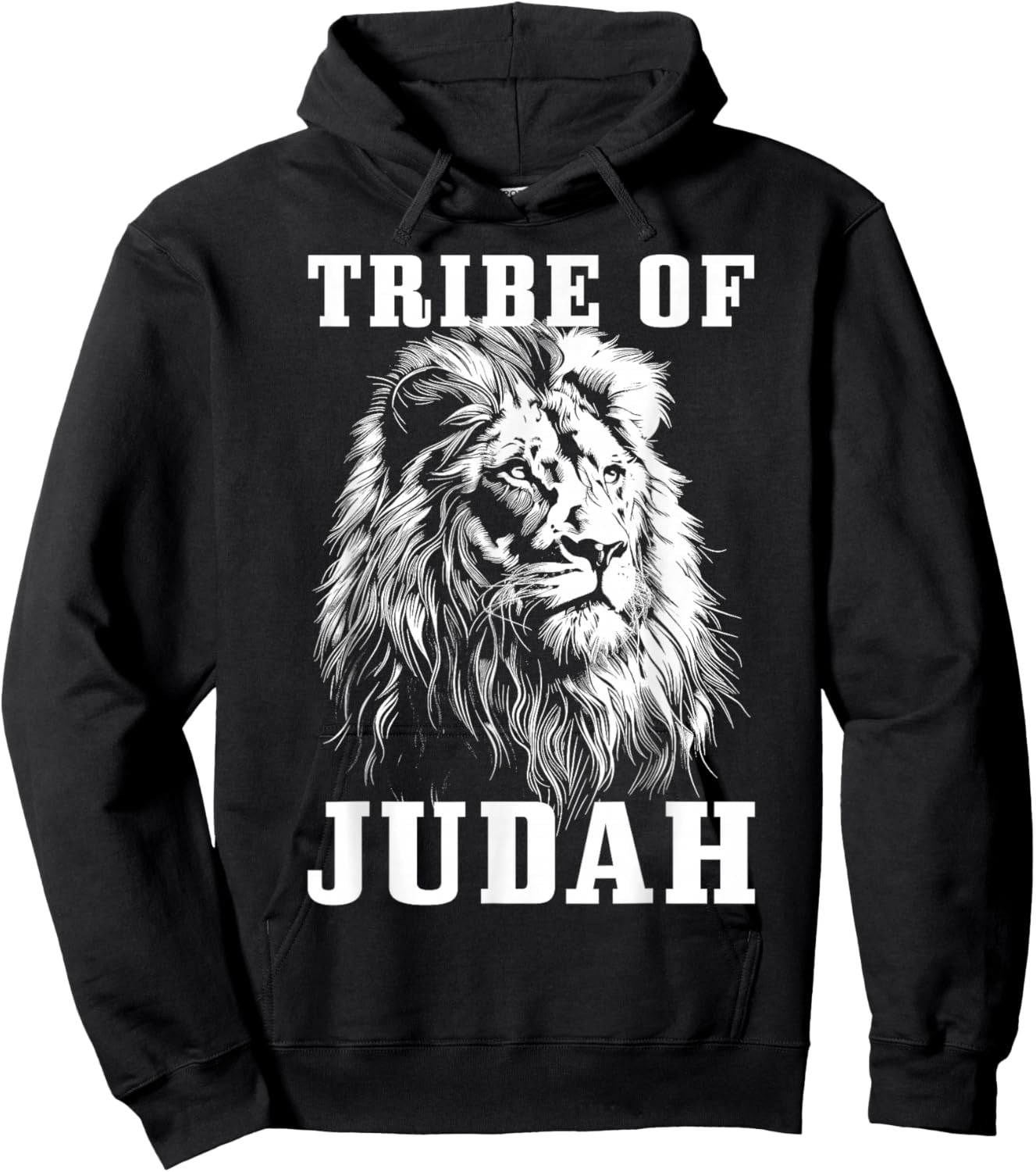 Lion of Judah Tribe Hebrew Israelite Christian Jewish Hoodie - Hoodie | Black