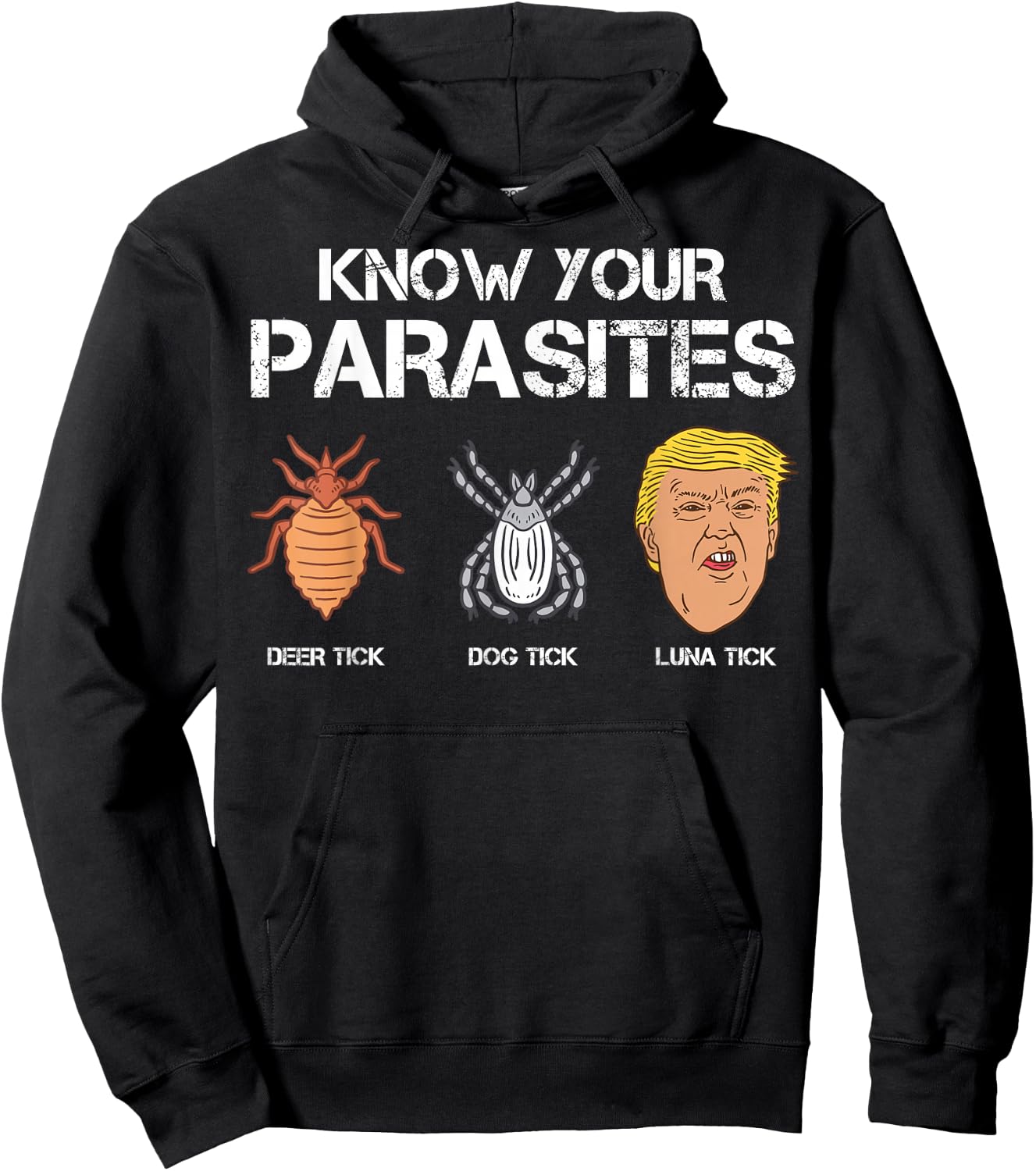 Know Your Parasites Anti Trump USA President Election 2020 Hoodie - Hoodie | Black
