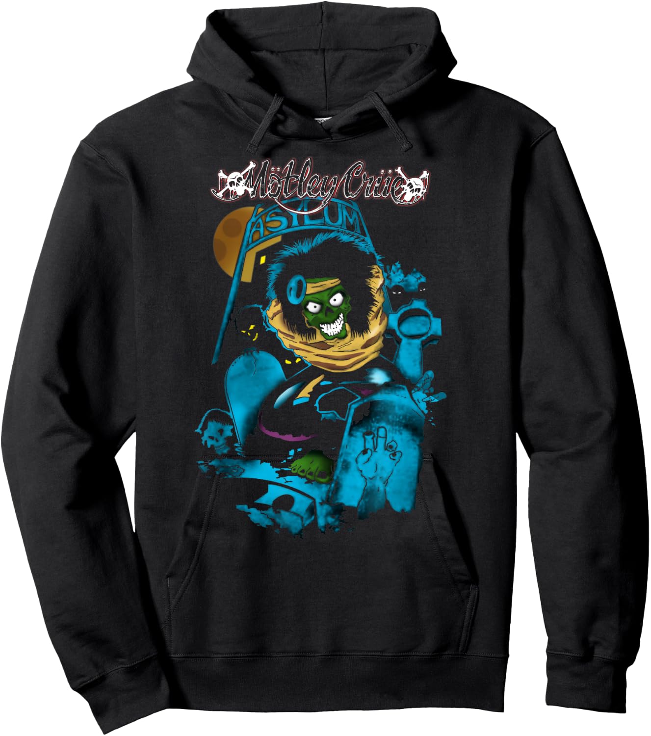 Mötley Crüe - Dr. Feelgood Asylum Hoodie - Hoodie | Black