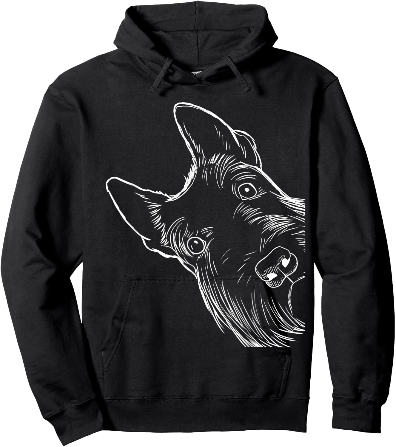 Funny Scottie Dog Scottish Terrier Small Hoodie - Hoodie | Black