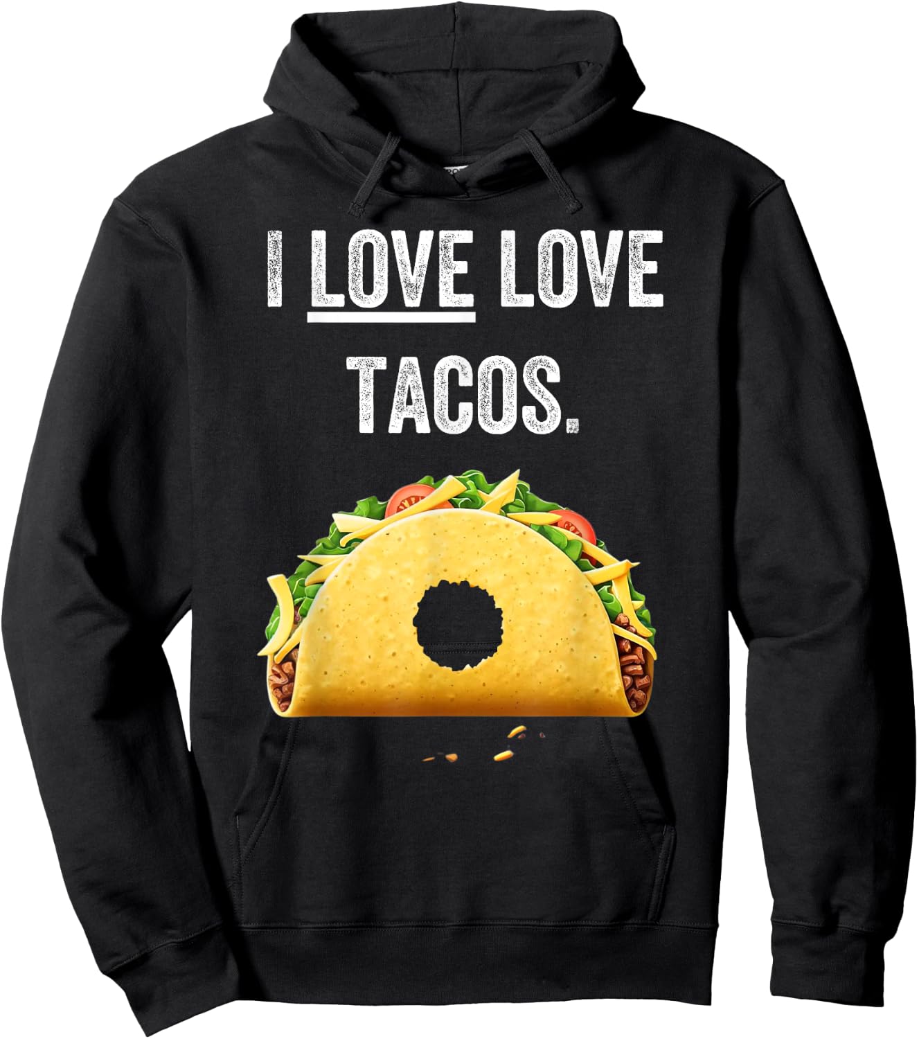 Taco shirts , cinco de mayo, funny taco tuesday lover Hoodie - Hoodie | Black