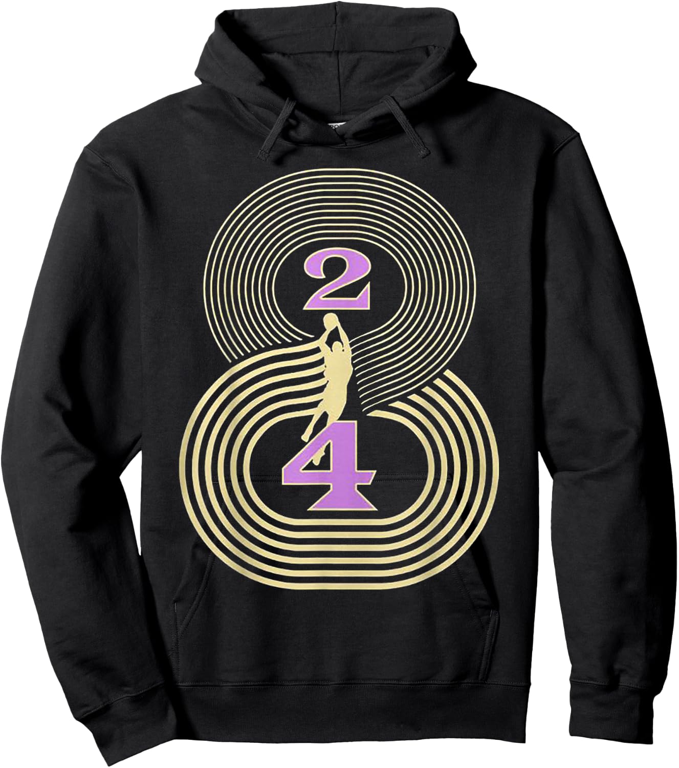 Number 8 and 24 Basketball Sport Memorial Hoodie - Hoodie | Black