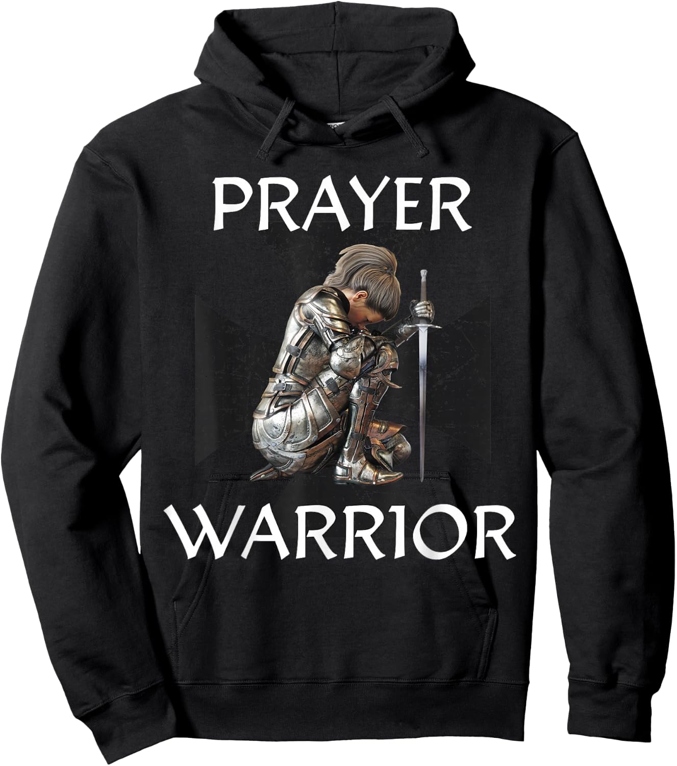 Christian Bible Verse Religious Gifts Women Prayer Warrior Hoodie - Hoodie | Black