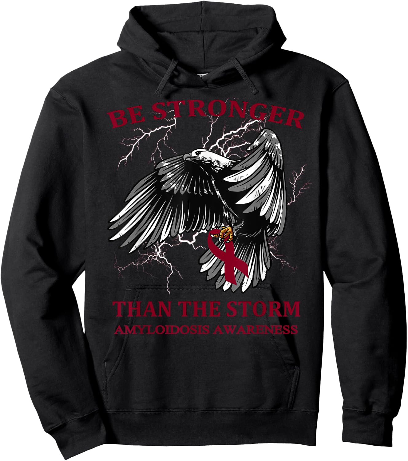 Be Stronger Than The Storm Amyloidosis Hoodie - Hoodie | Black