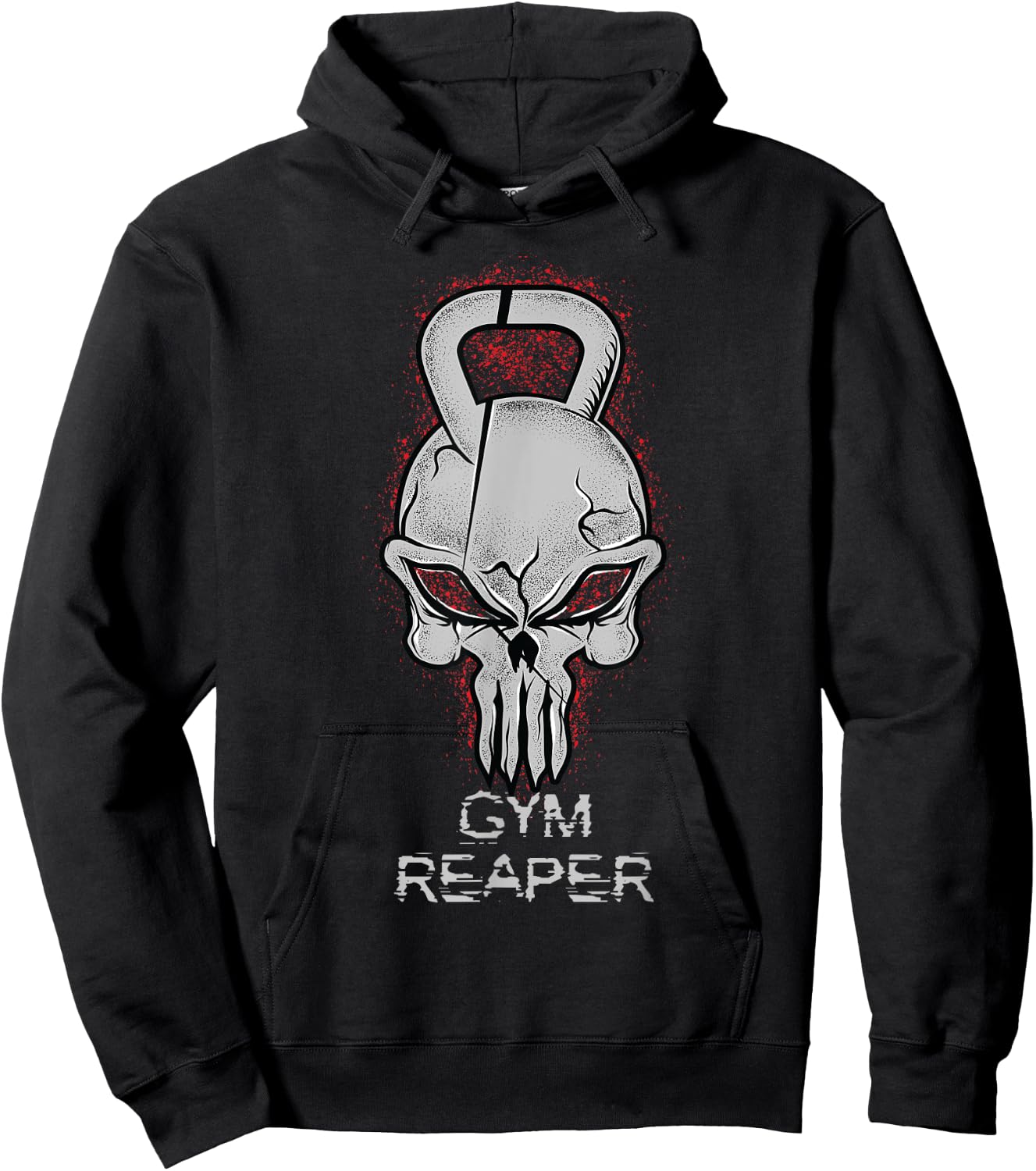 Gym Reaper for your workout. gym exercise fitness Hoodie - Hoodie | Black