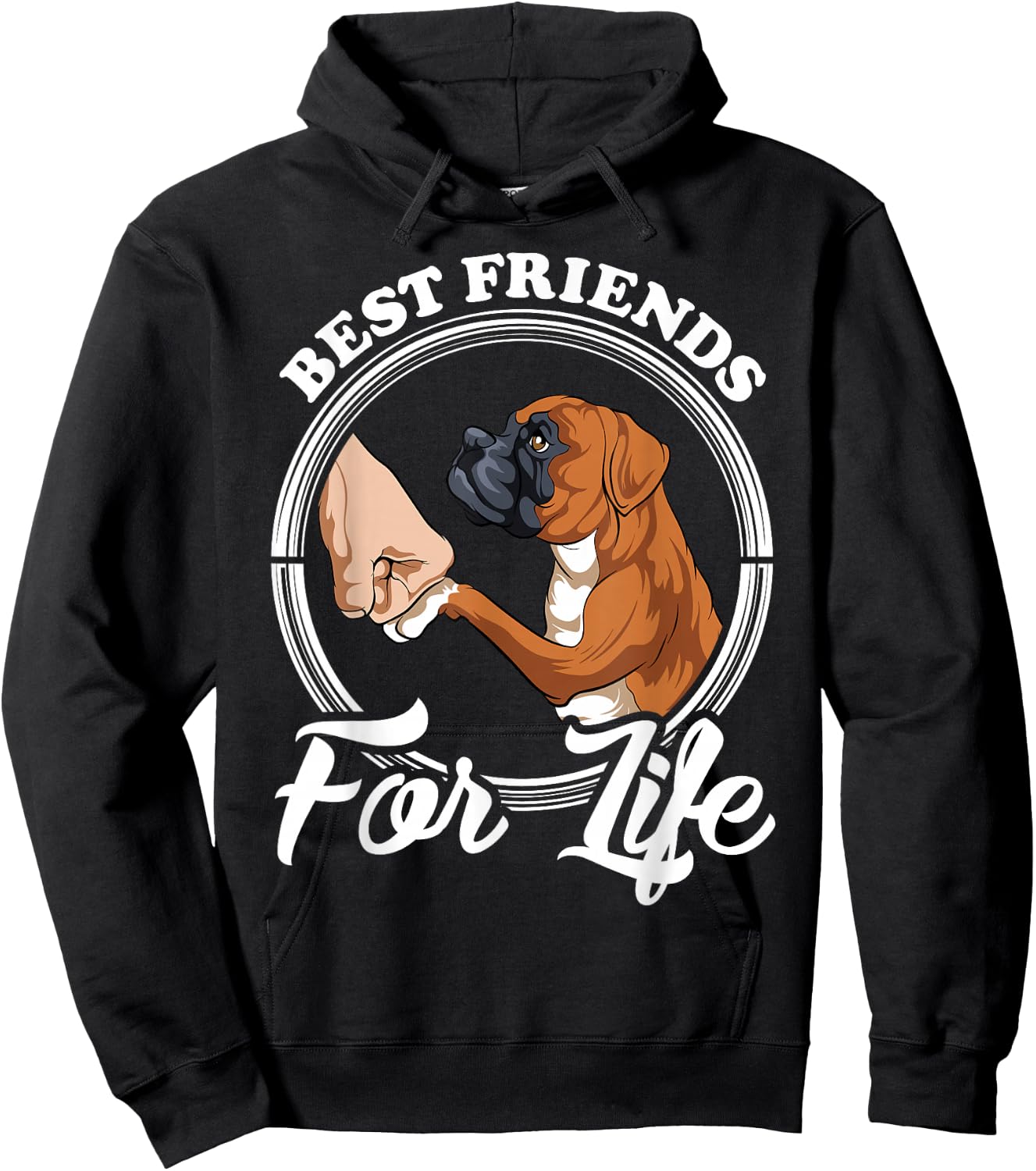 Funny Boxer Dog Shirt Boxer Dog Lover Hoodie - Hoodie | Black
