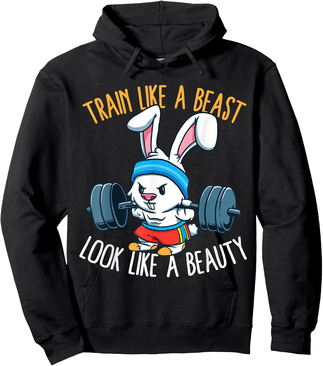 Train Like A Beast Look Like A Beauty Fitness Workout Hoodie - Hoodie | Black