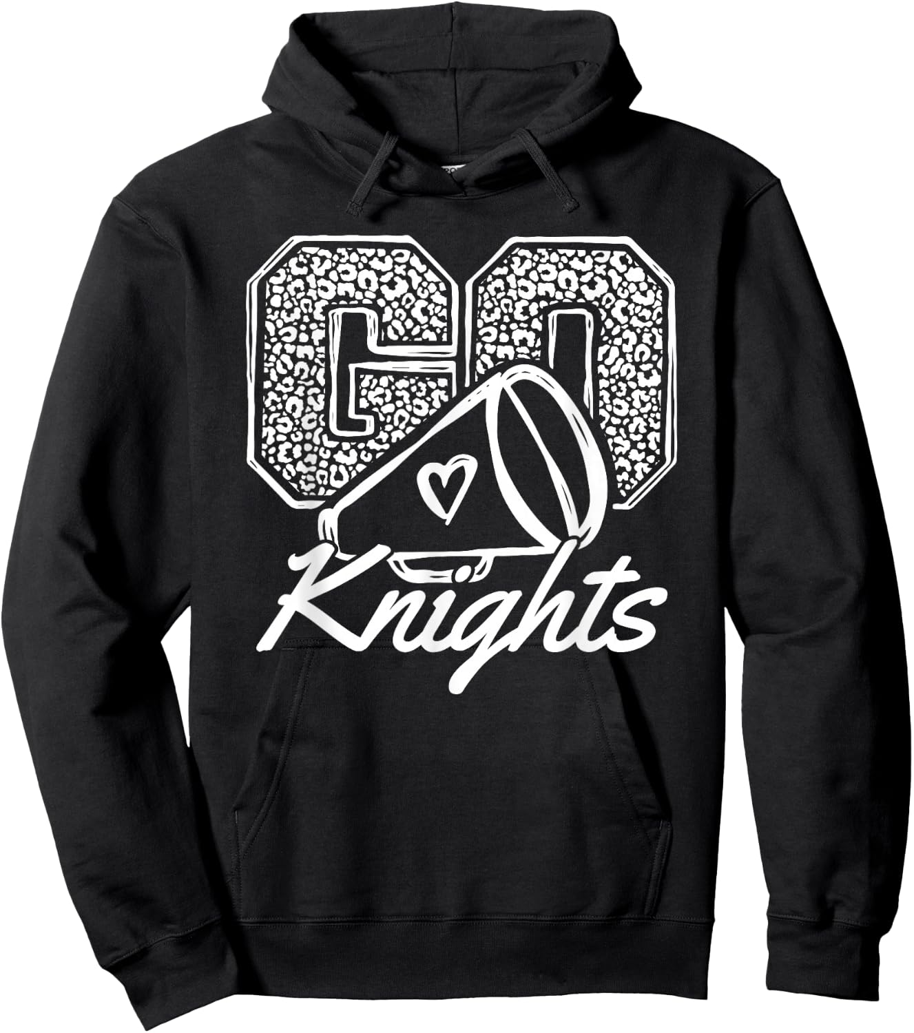 Go Cheer Knights Sports Name Gifts Men Women Boy Girl Hoodie - Hoodie | Black