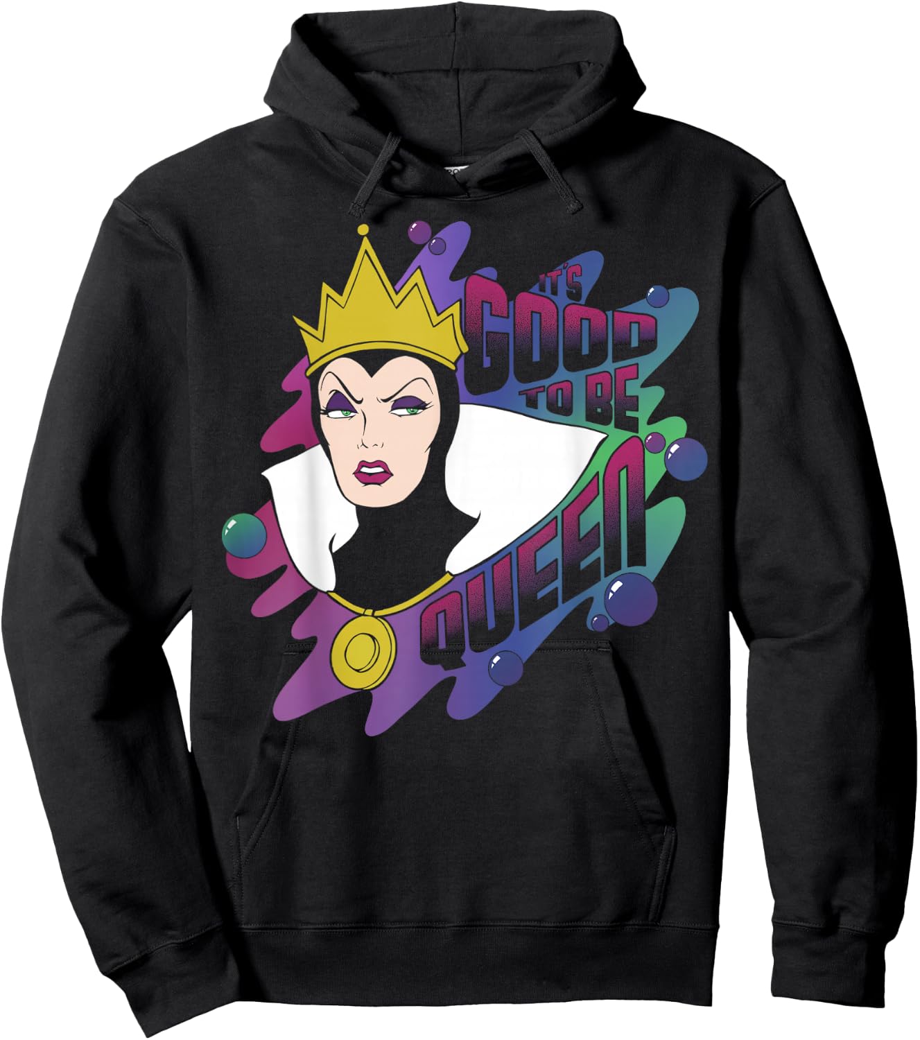 Disney Snow White Evil Queen Good to Be Queen Hoodie - Hoodie | Black