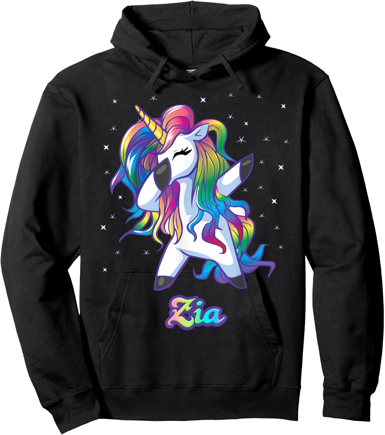 ZIA Unicorn Gifts For Girls Birthday Gifts Hoodie - Hoodie | Black