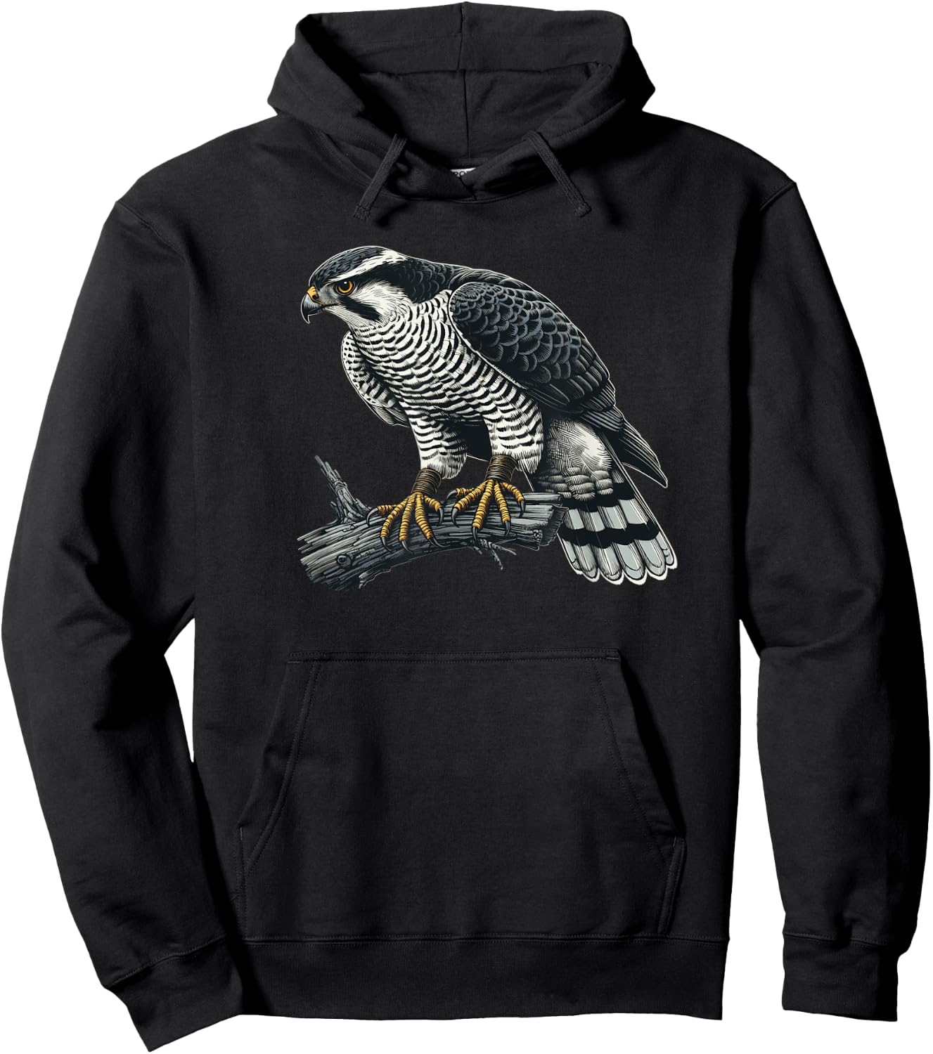 Goshawk, falconer, hunting and bird watching Hoodie - Hoodie | Black