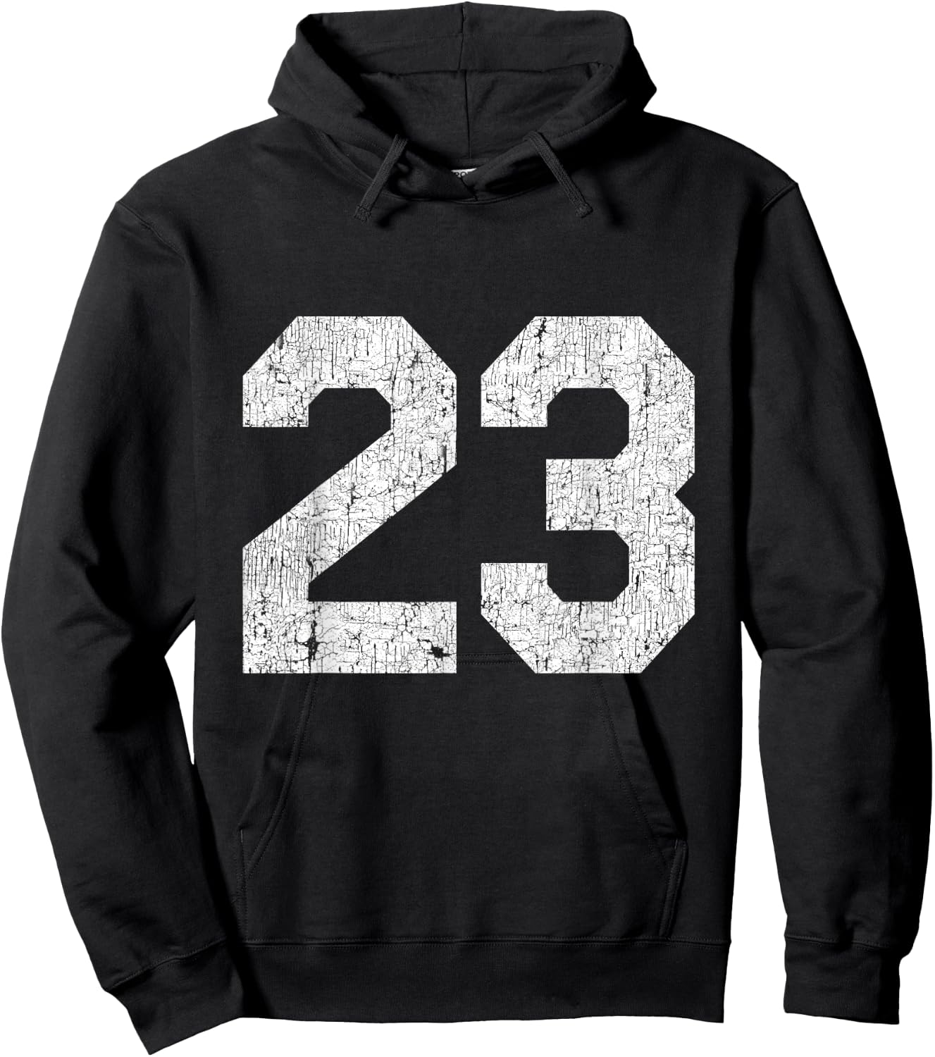 Jersey Uniform Number #23, Sports Birthday Hoodie - Hoodie | Black