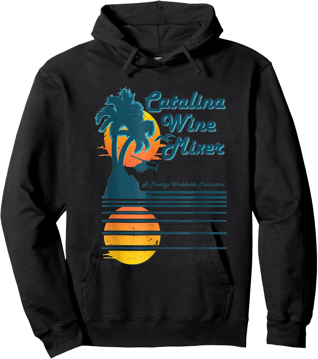 Catalina Mixer Wine Shirt Hoodie - Hoodie | Black