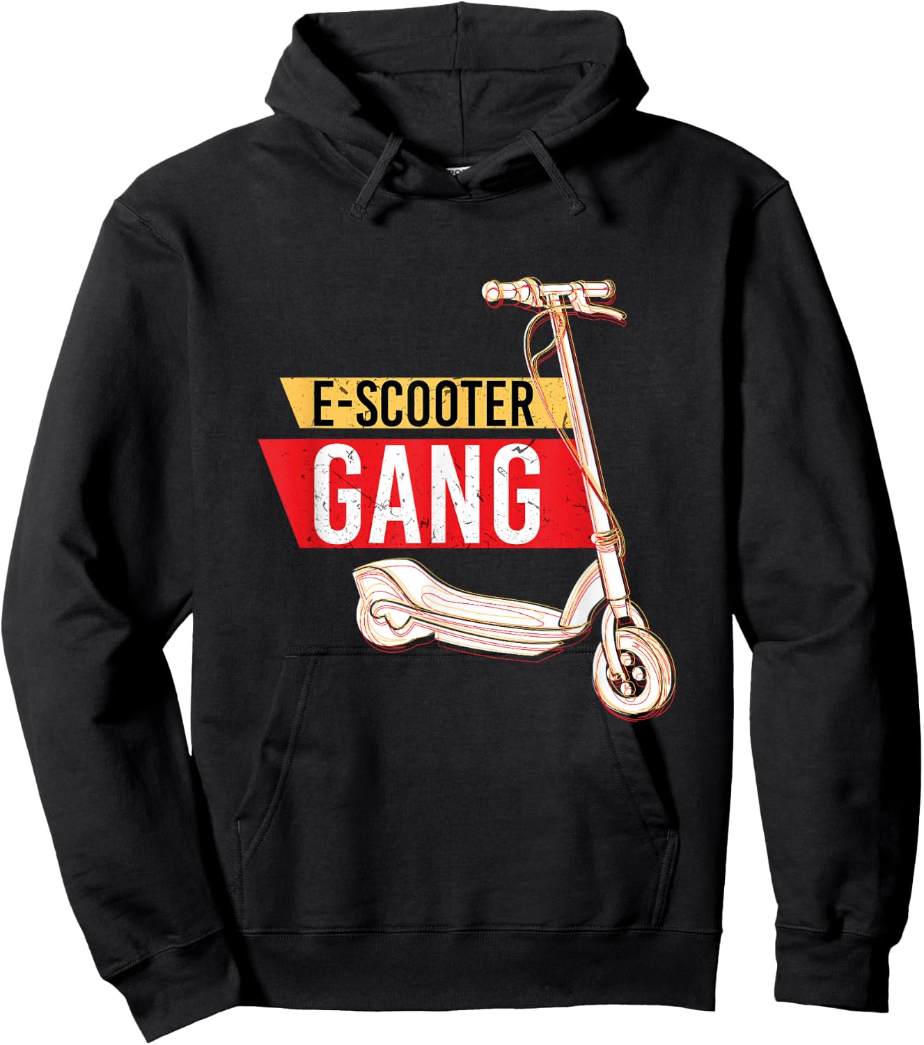 E-Scooter Gang I Scooter Rider Electric Scooter Kickscooter Hoodie - Hoodie | Black