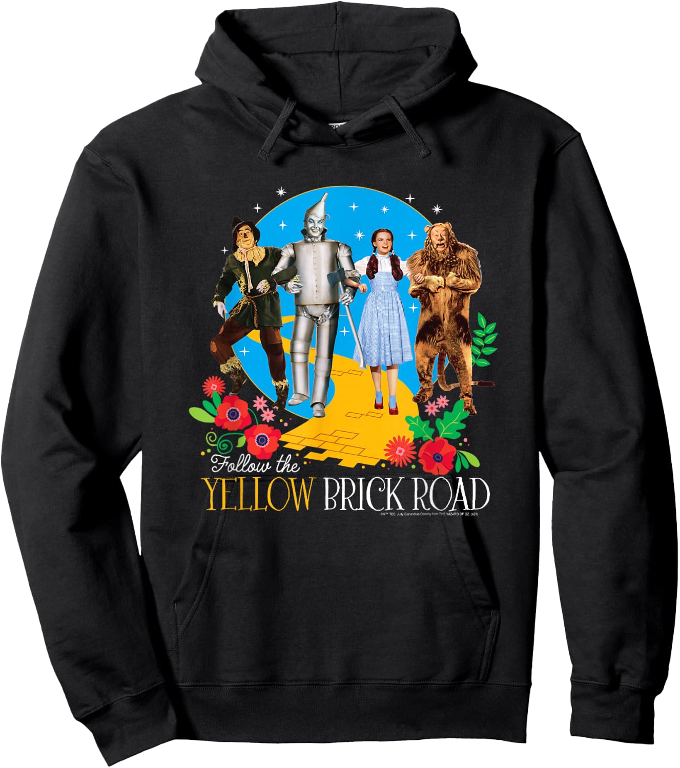 The Wizard of Oz - Follow The Yellow Brick Road Hoodie - Hoodie | Black
