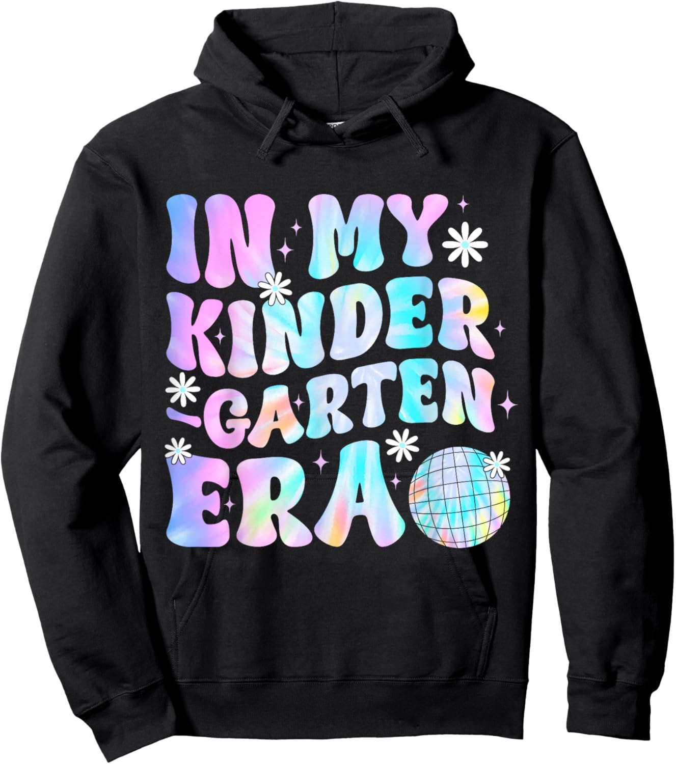 In My Kindergarten Era Back To School Kinder Boys Girls Hoodie - Hoodie | Black