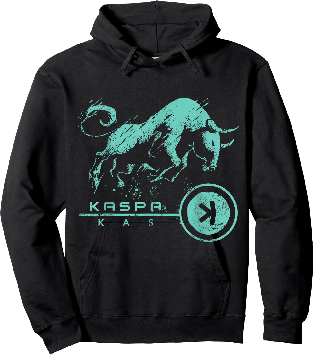 KAS crypto BULLRUN HODL Kaspa coin to be a millionaire Hoodie - Hoodie | Black