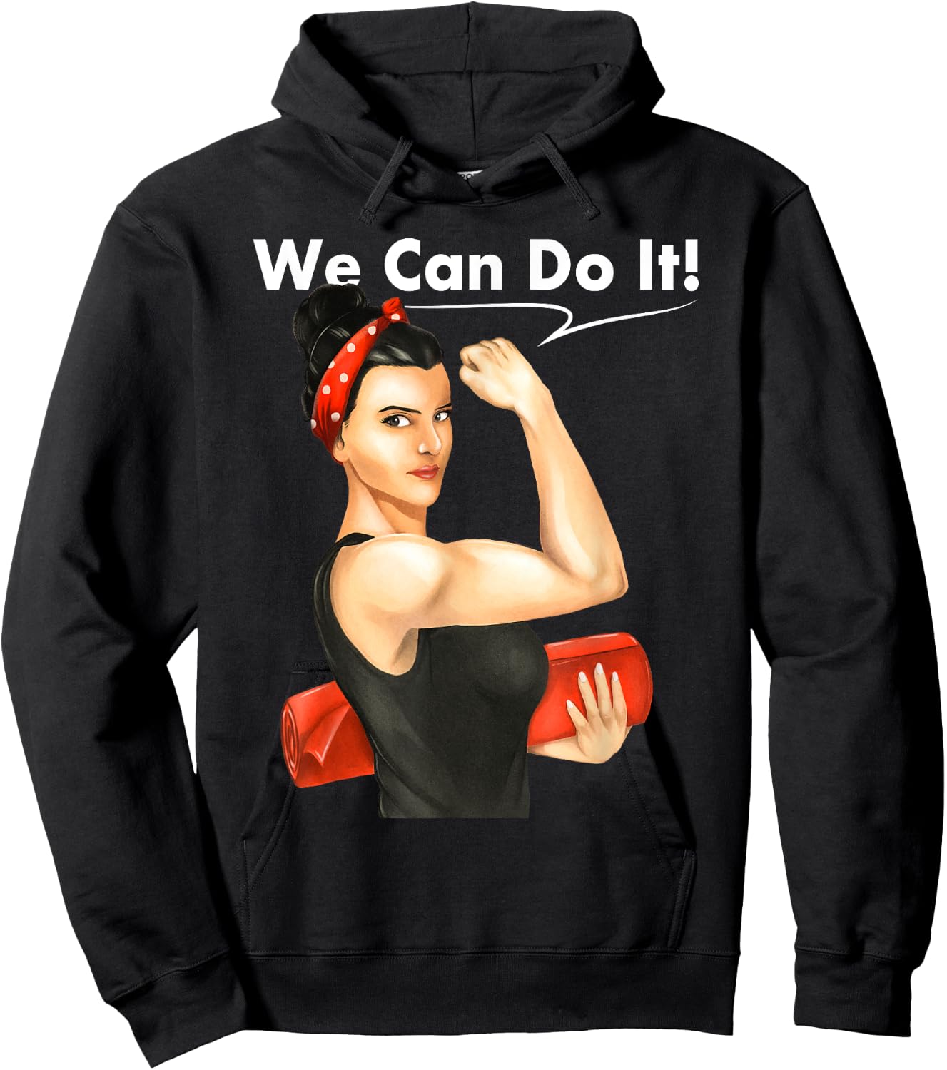 We Can Do It - Funny Meditation & Yoga Hoodie - Hoodie | Black
