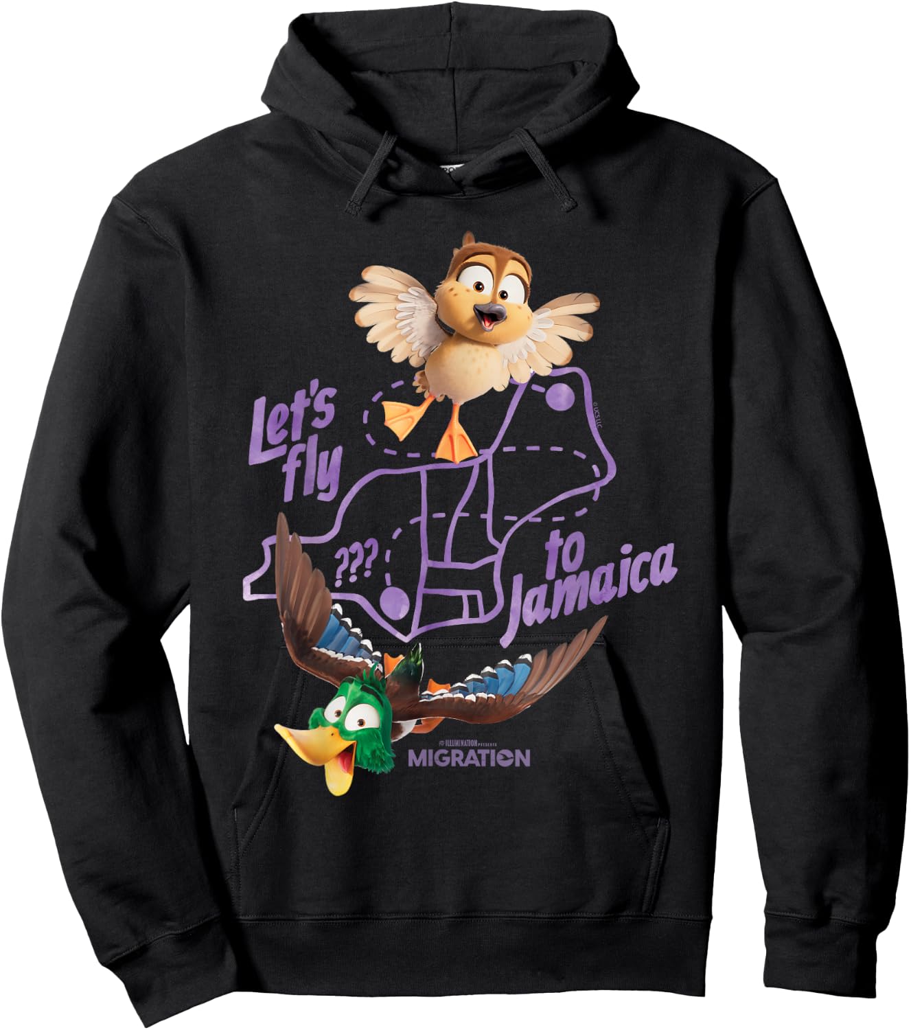 Migration Fly to Jamaica Hoodie - Hoodie | Black