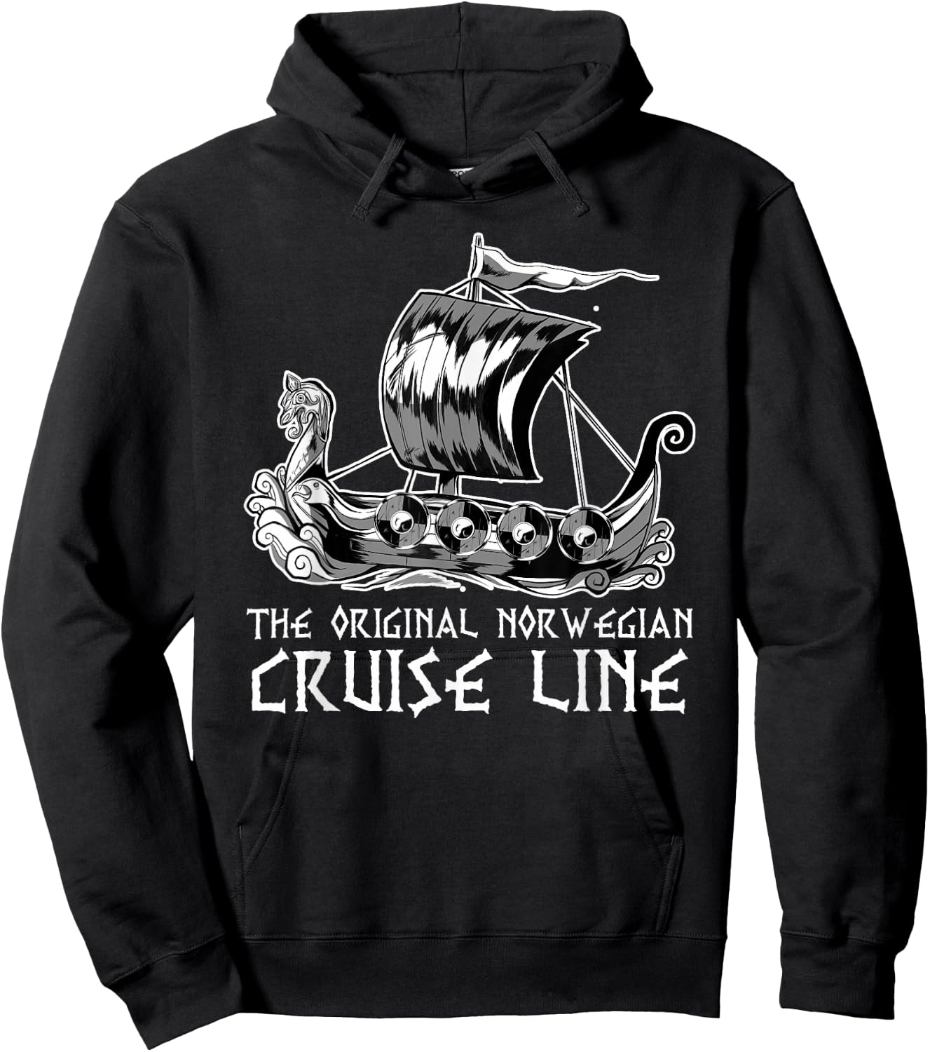 The Original Norweigian Cruise Line Cruising Hoodie - Hoodie | Black