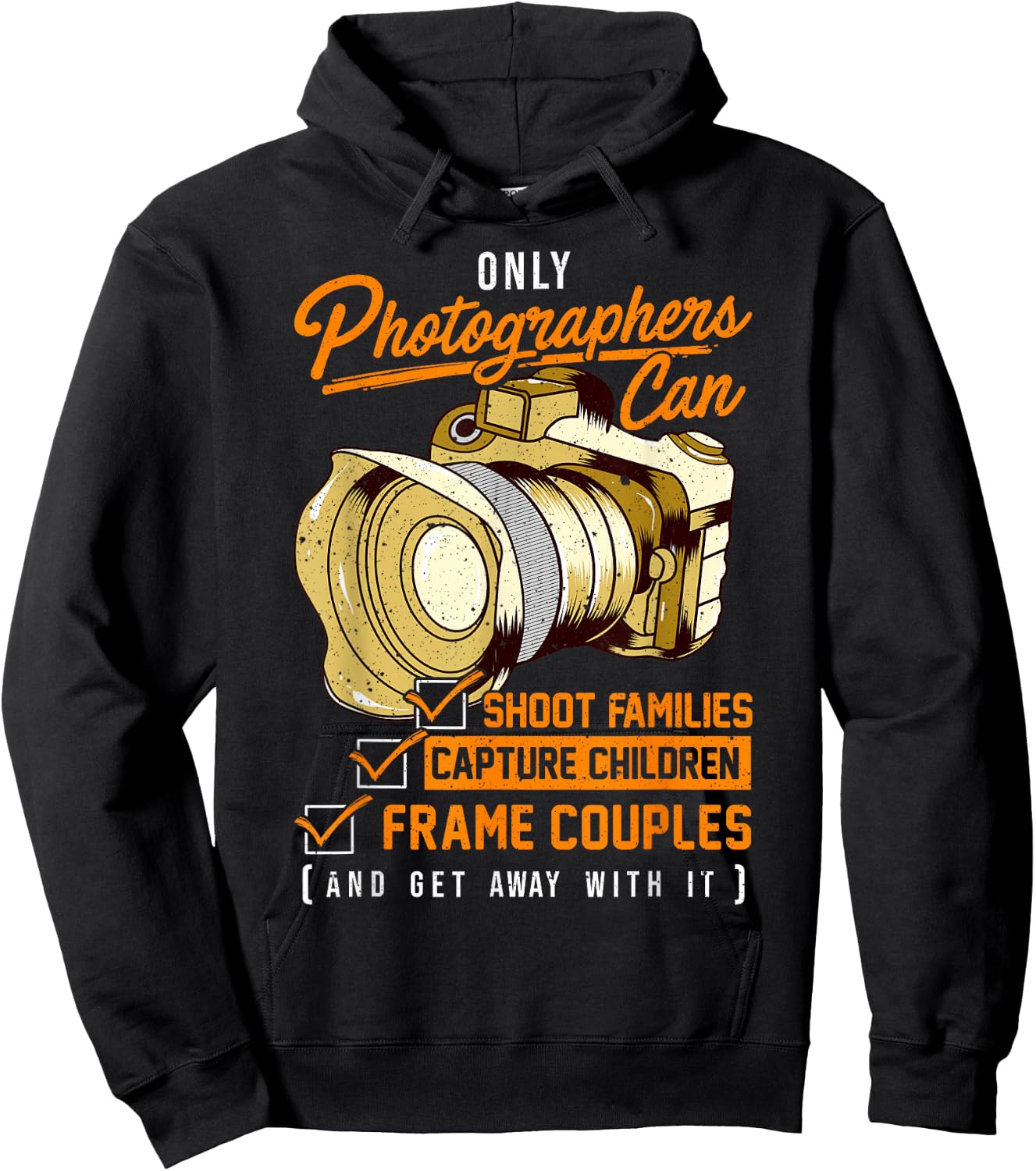 Funny Photographers Photography Camera Pun Hoodie - Hoodie | Black