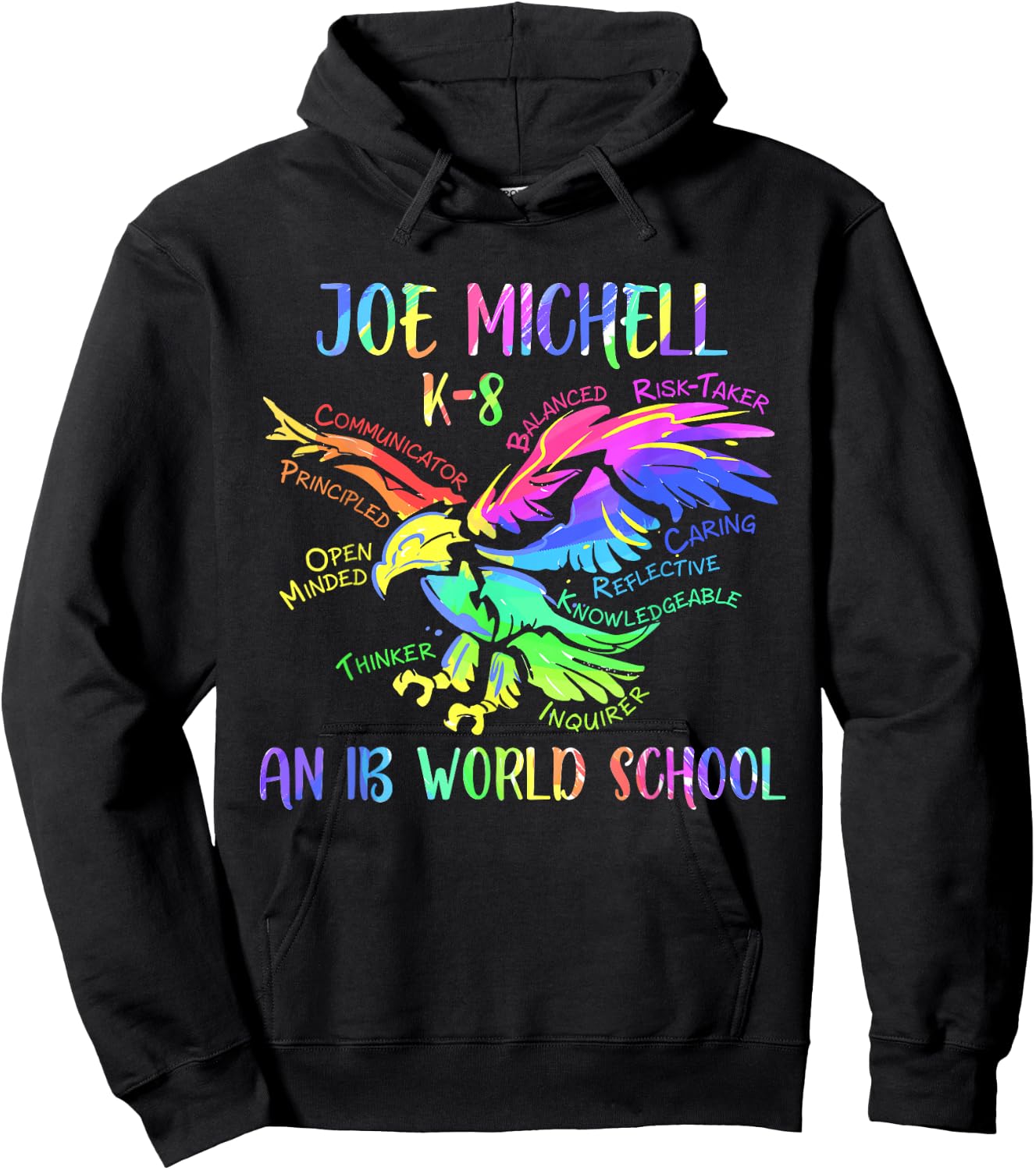 Joe Michell School Rainbow Eagle 2020 Hoodie - Hoodie | Black