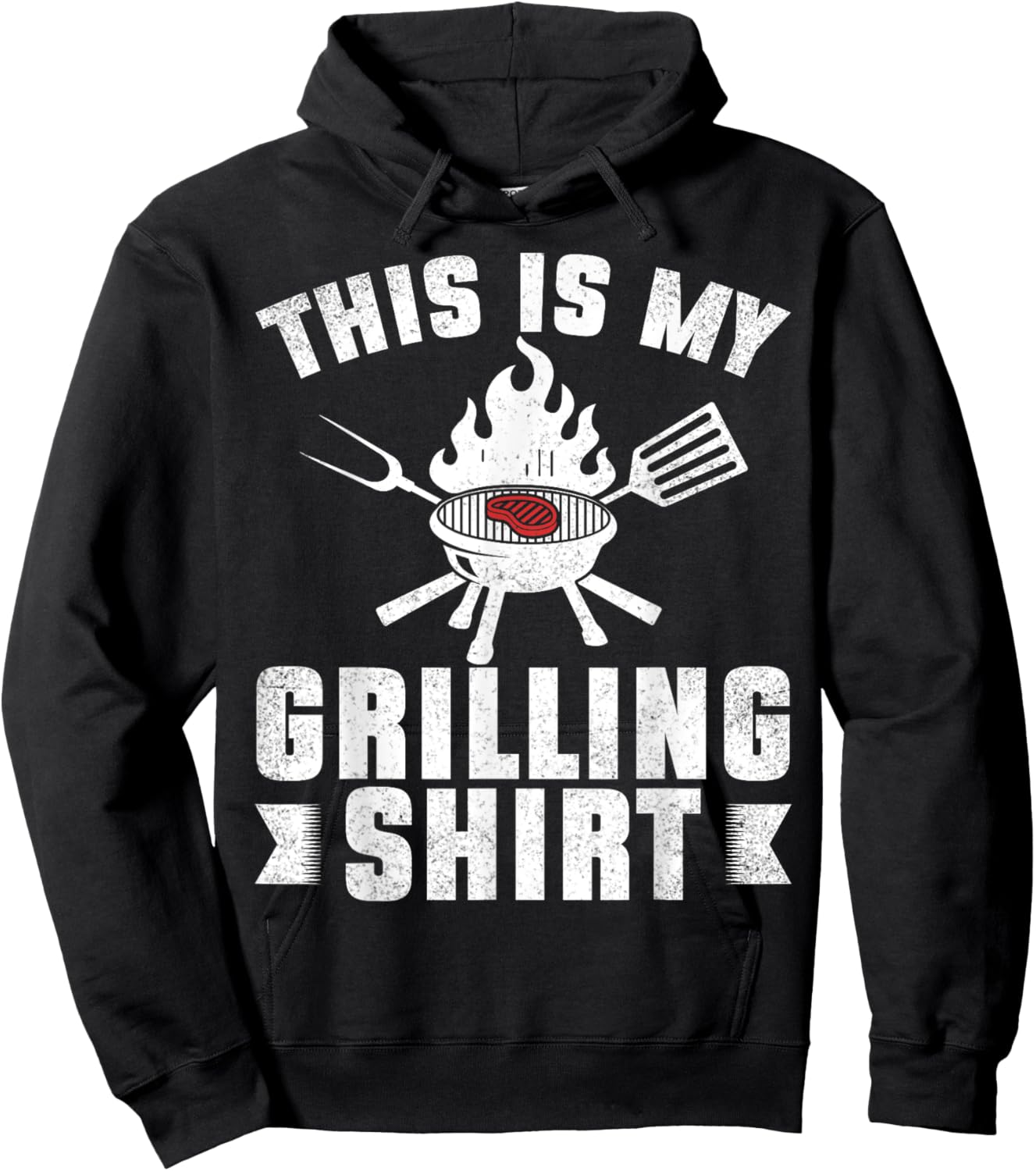 This Is My Grilling Barbecue BBQ Smoker Party Chef Hoodie - Hoodie | Black