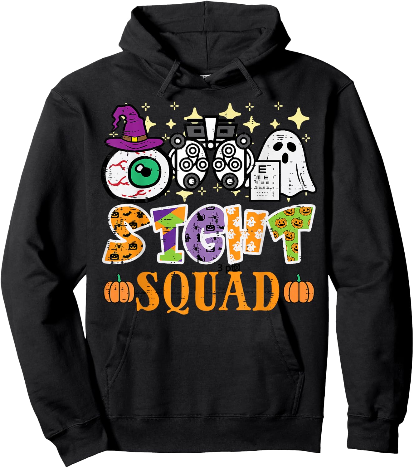 Halloween Optometrist Sight Squad Optometry Costume Women Hoodie - Hoodie | Black