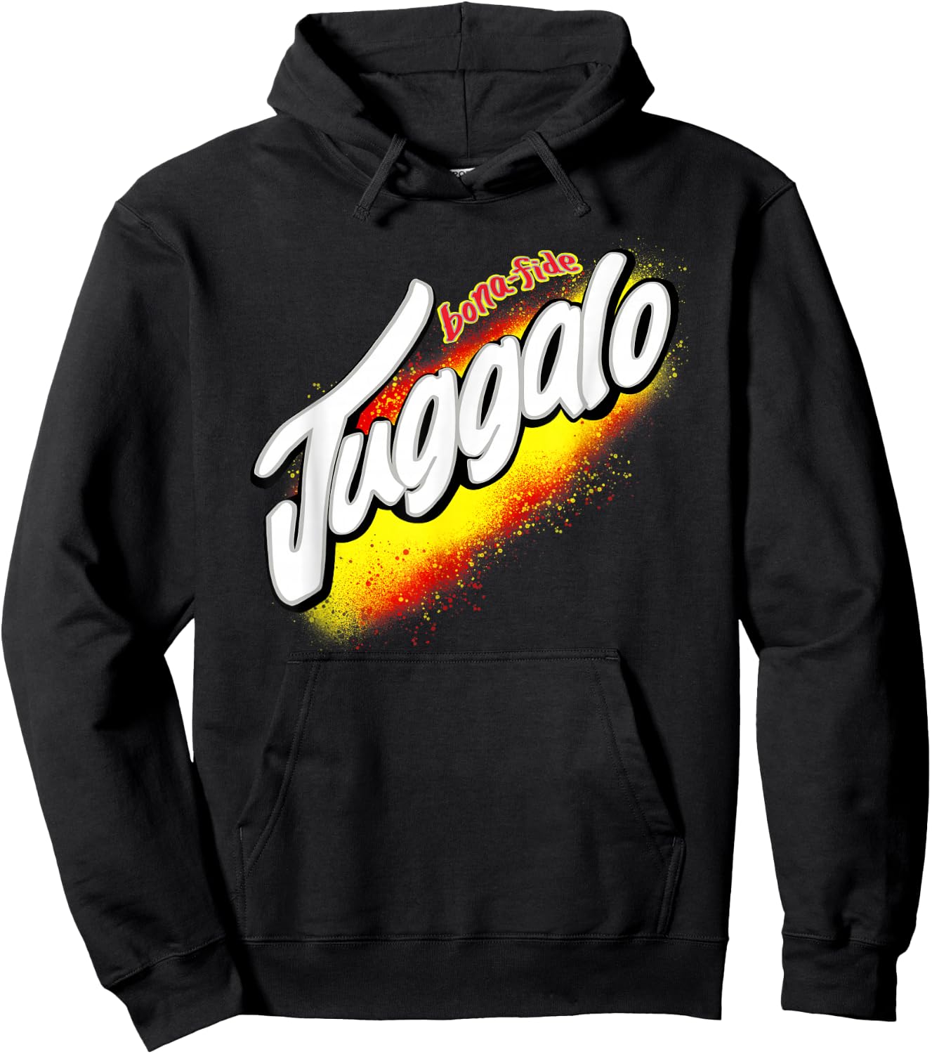 Wicked Tag-Splashed Spray Fury (Juggabro Version) Hoodie - Hoodie | Black