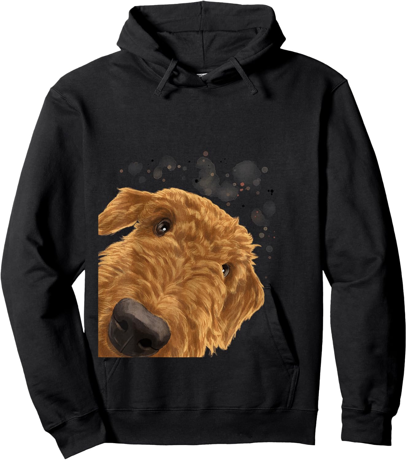 Funny Dog Airedale Terrier Men Women Kids Hoodie - Hoodie | Black