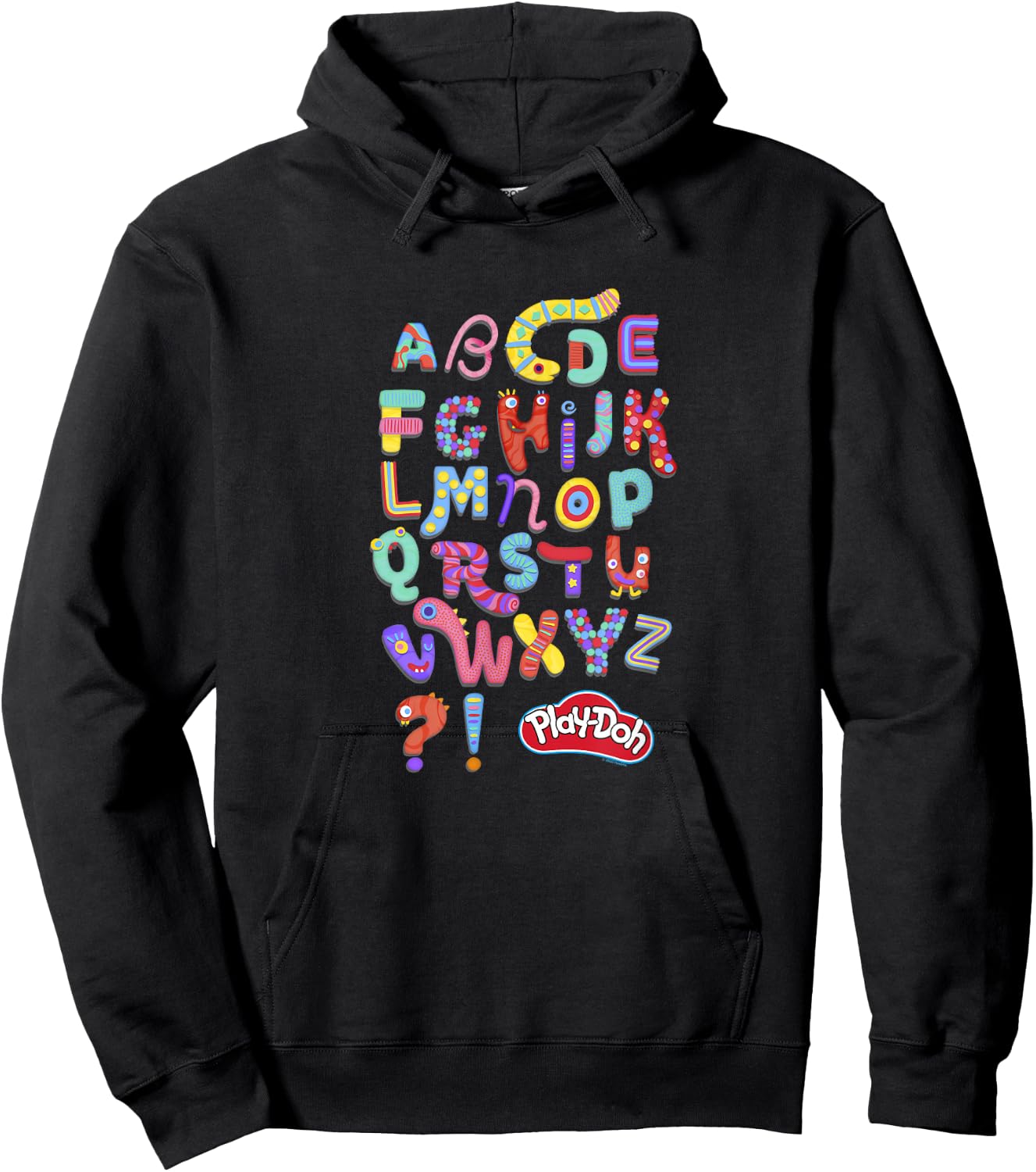 Play -Doh Alphabet Grid Hoodie - Hoodie | Black