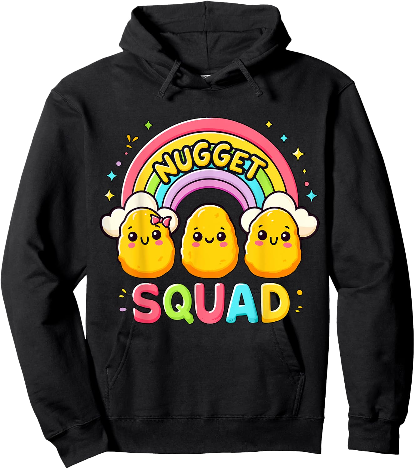 Chicken Nugget Squad Family Matching Hoodie - Hoodie | Black