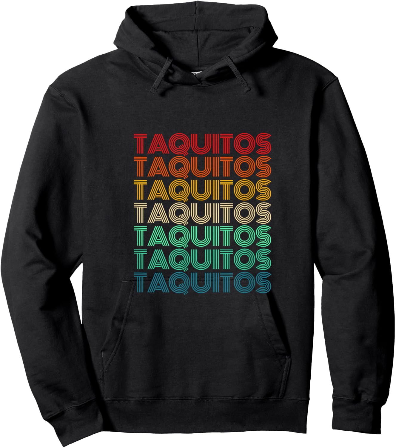 Taquitos Retro Hoodie - Hoodie | Black