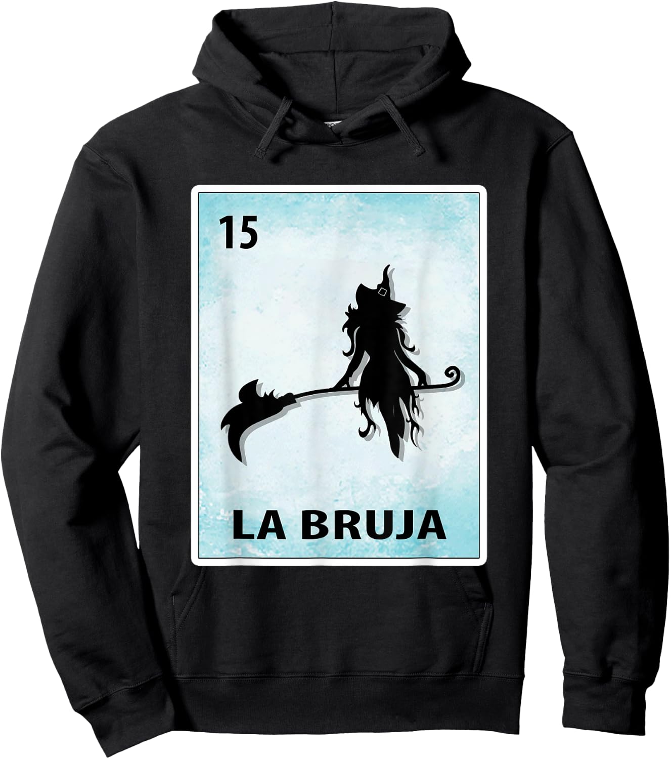 La Bruja Mexican Witch Cards Halloween Hoodie - Hoodie | Black