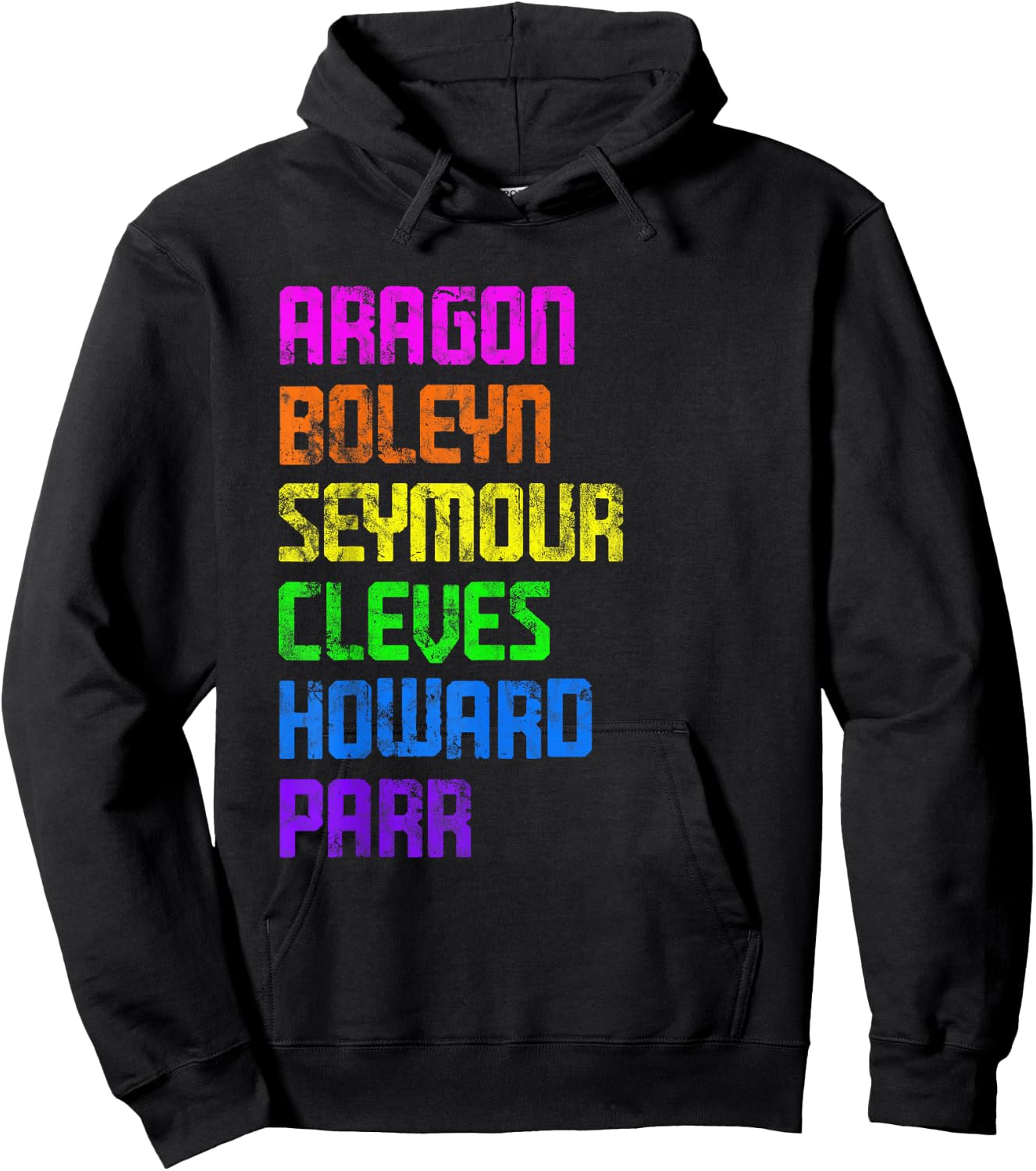 Six Ex Wife British History Historian Musical Lover Hoodie - Hoodie | Black