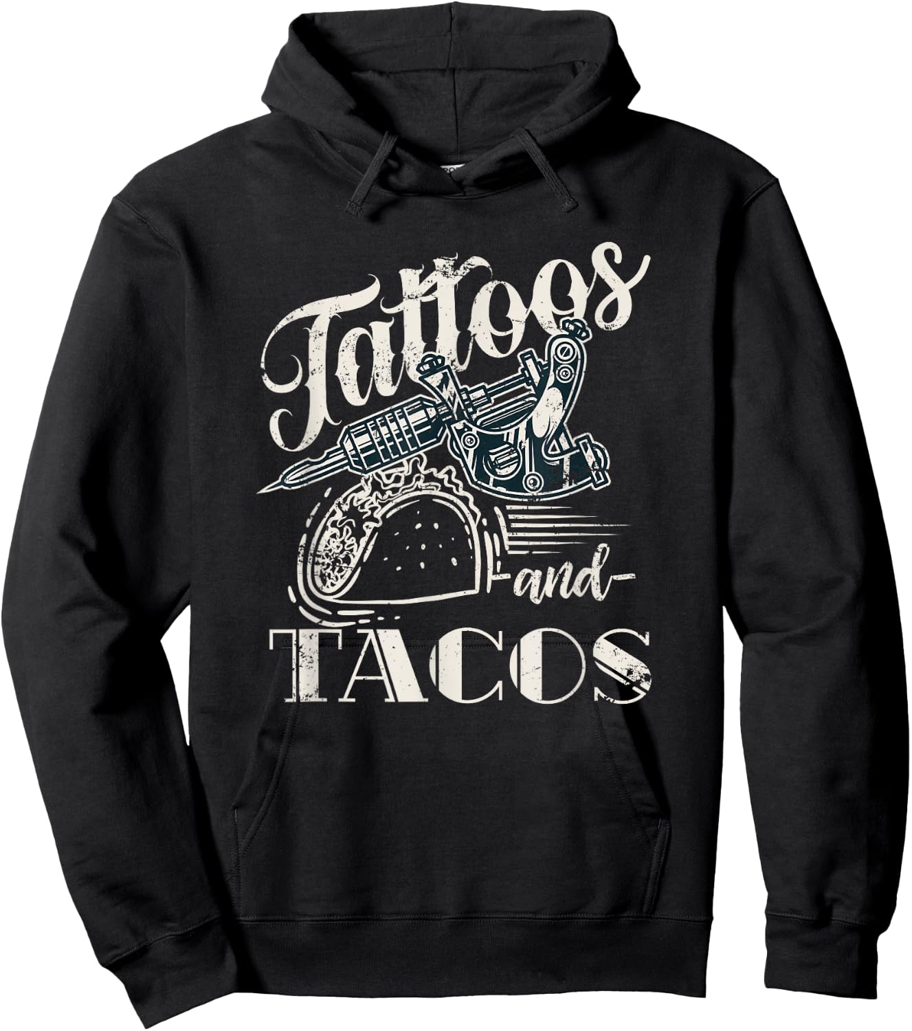 Tattoos And Tacos Hoodie - Hoodie | Black
