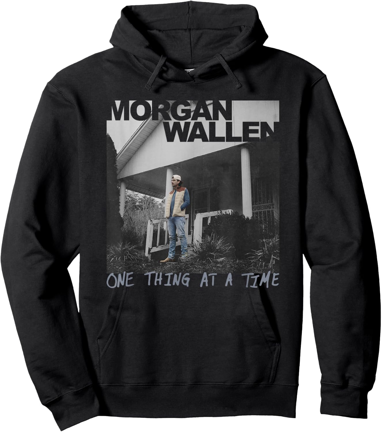 Official Morgan Wallen One Thing At A Time Hoodie - Hoodie | Black