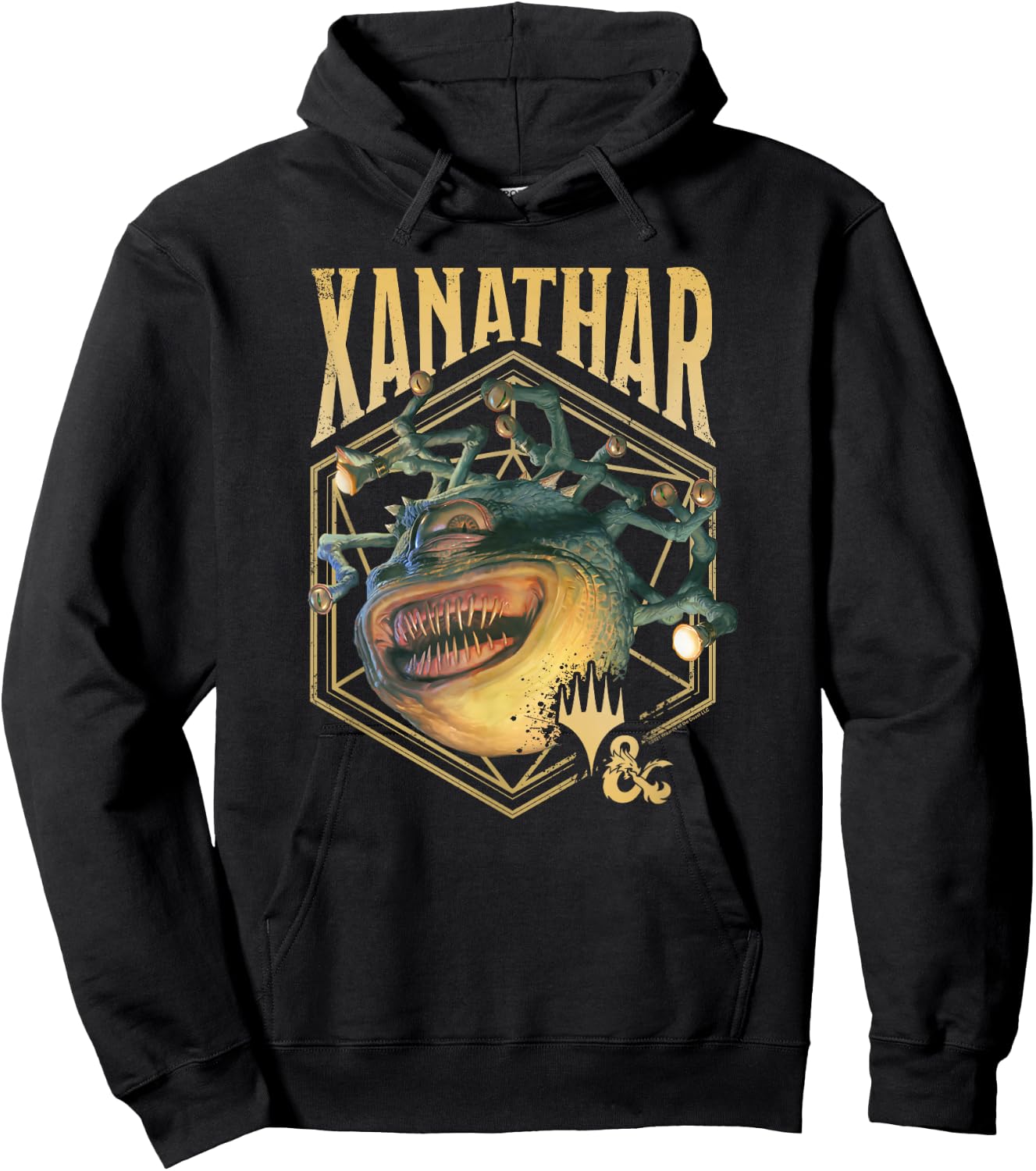 Magic: The Gathering D&D Xanathar Beholder Fury Hoodie - Hoodie | Black