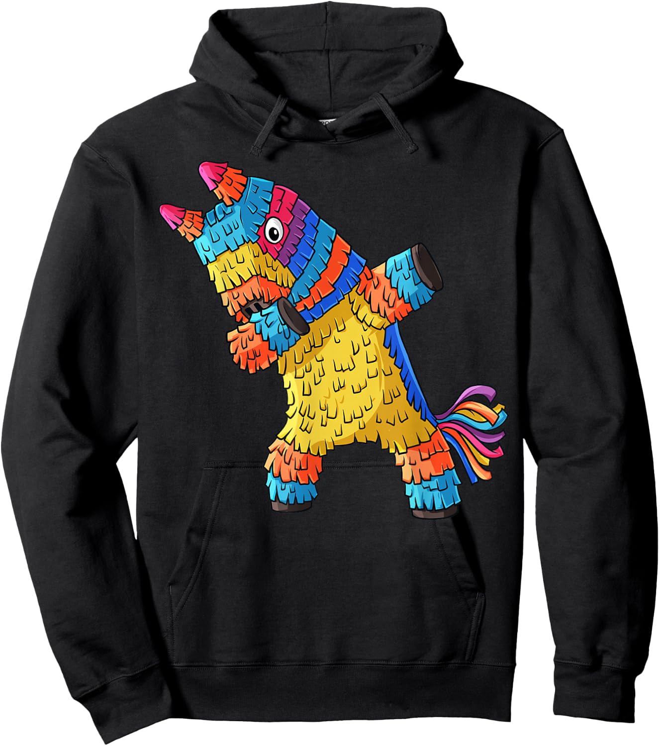 Cinco de Mayo Dabbing Donkey Pinata Funny Mexican Dab Hoodie - Hoodie | Black