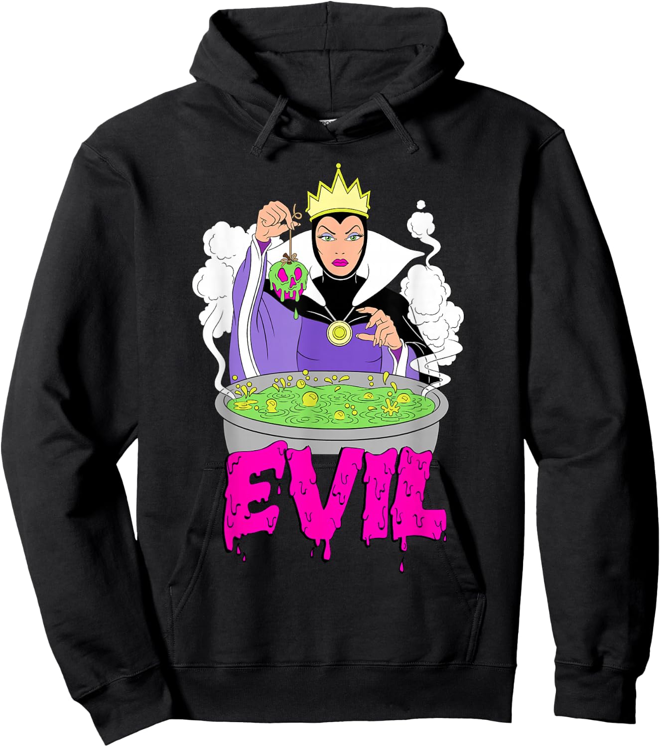 Disney Villains Evil Queen Grime Art Hoodie - Hoodie | Black