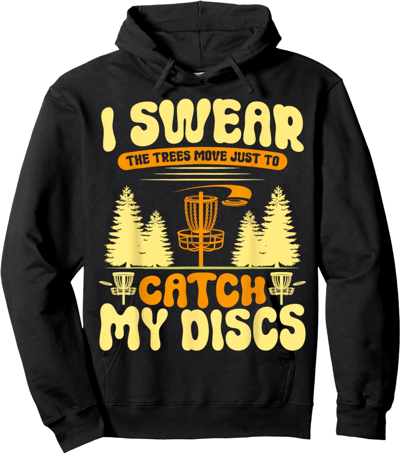 Disc Golf Player Funny Hoodie - Hoodie | Black