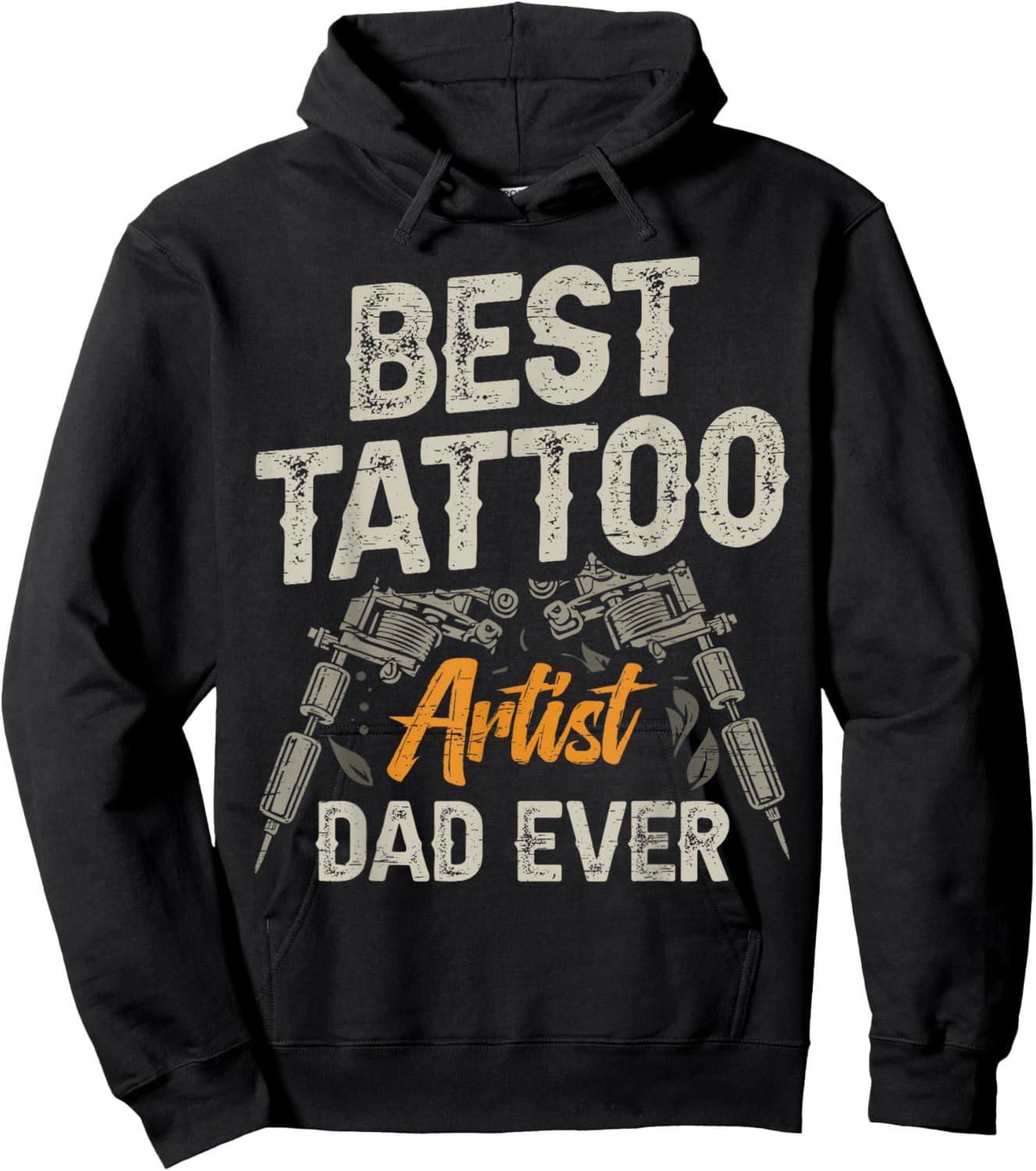 Best Tattoo Artist Dad Ever Tatoos Hoodie - Hoodie | Black