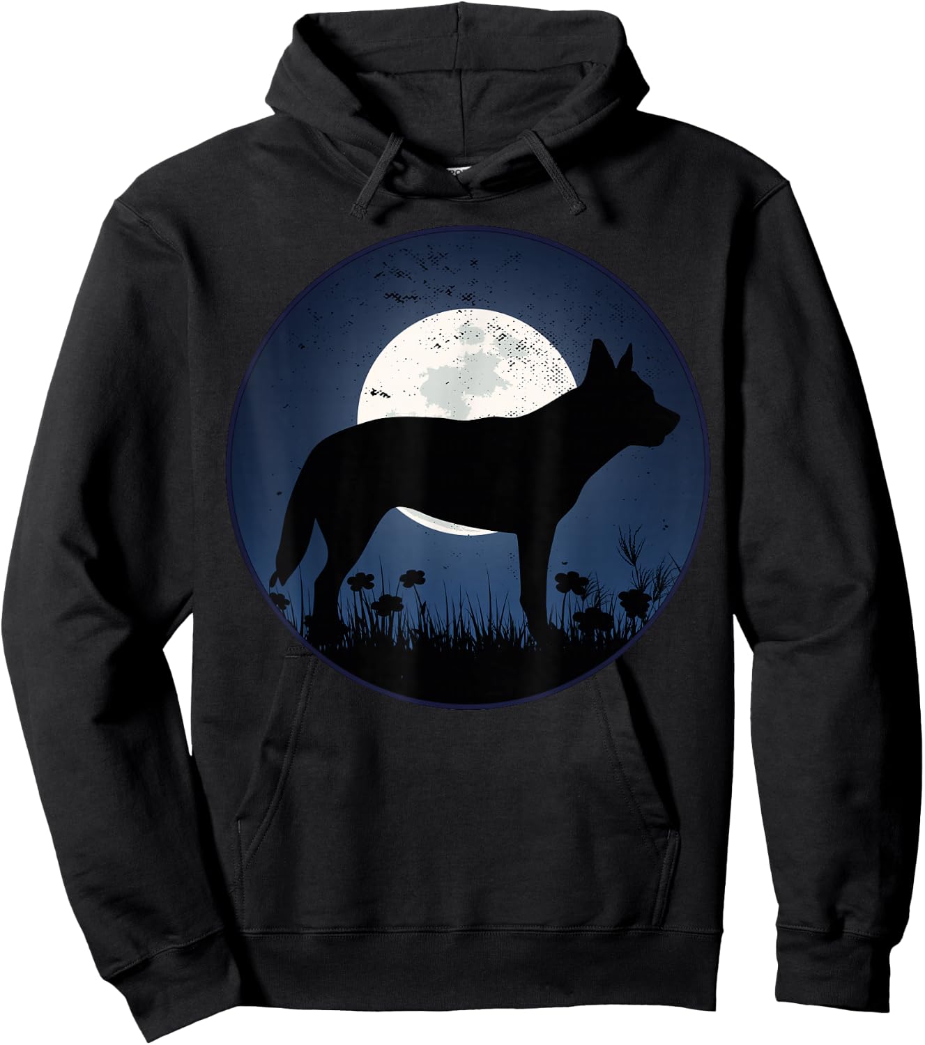 Australian Cattle Dog Red Blue Heeler Hoodie - Hoodie | Black