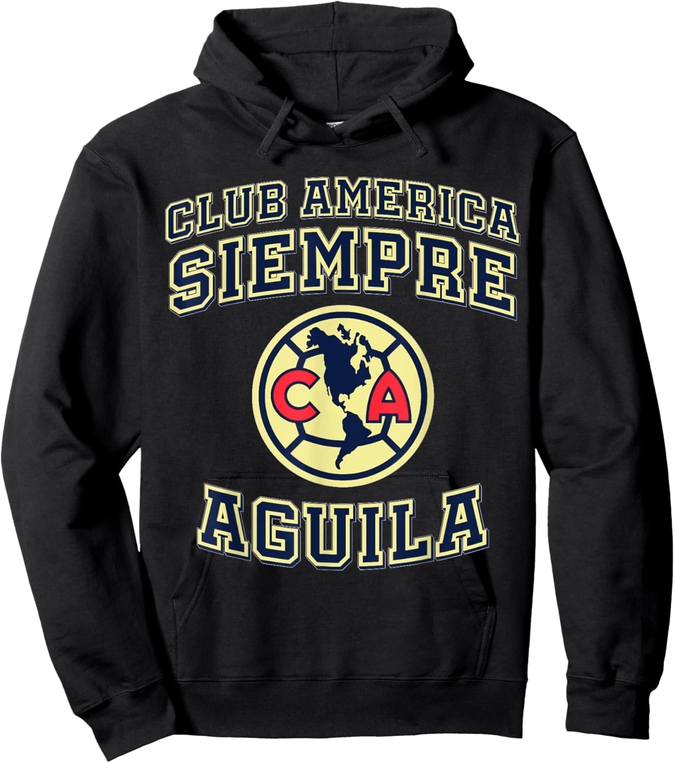 Club America - Score Big with Our Exclusive Collection Hoodie - Hoodie | Black