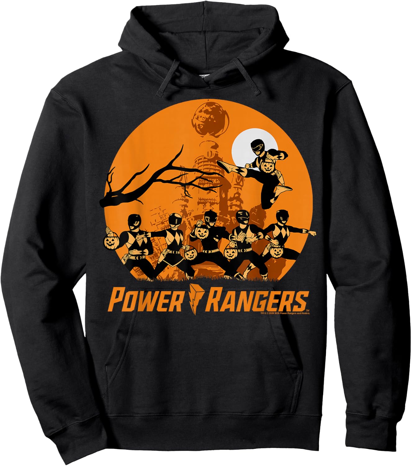 Power Rangers Halloween Haunt Hoodie - Hoodie | Black