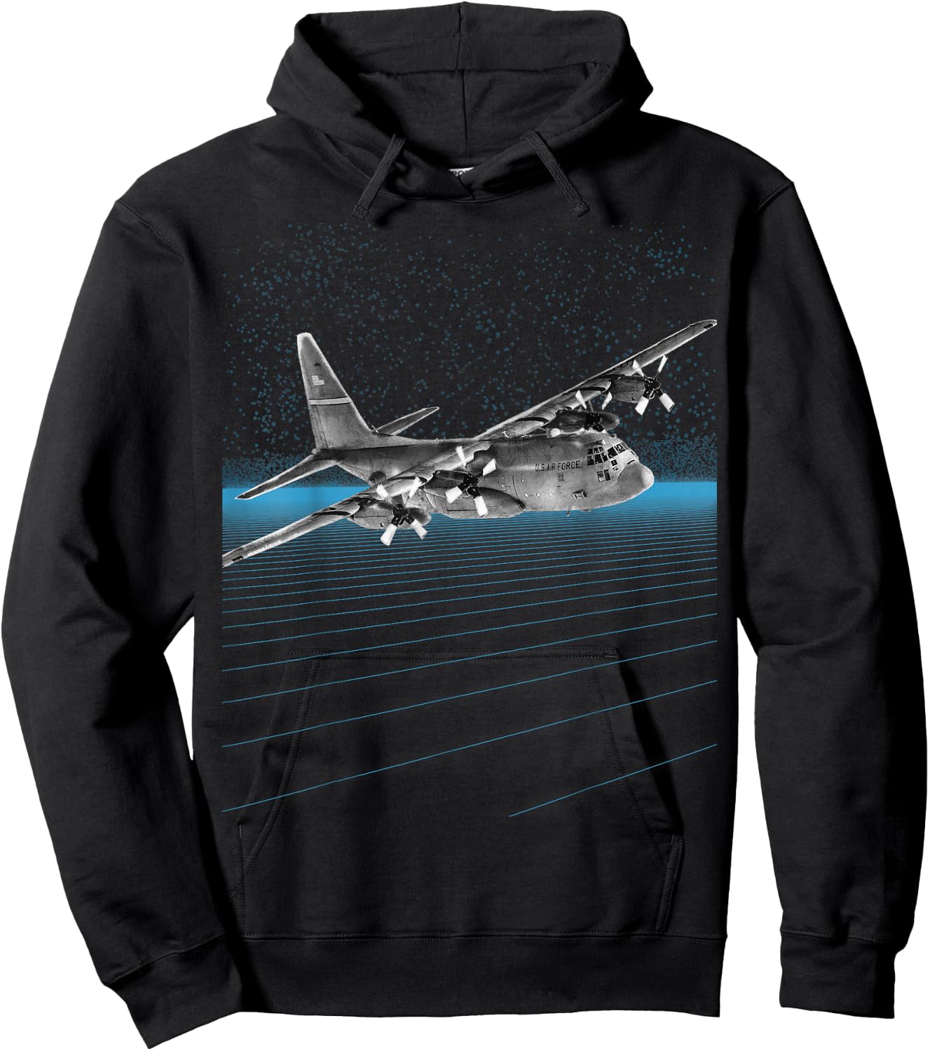C-130 Hercules - Collectable Military Hoodie - Hoodie | Black