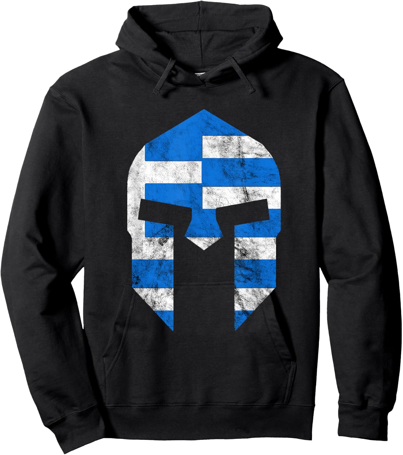 Greek Gladiators Spartan Helmet Greece Sparta Hoodie - Hoodie | Black