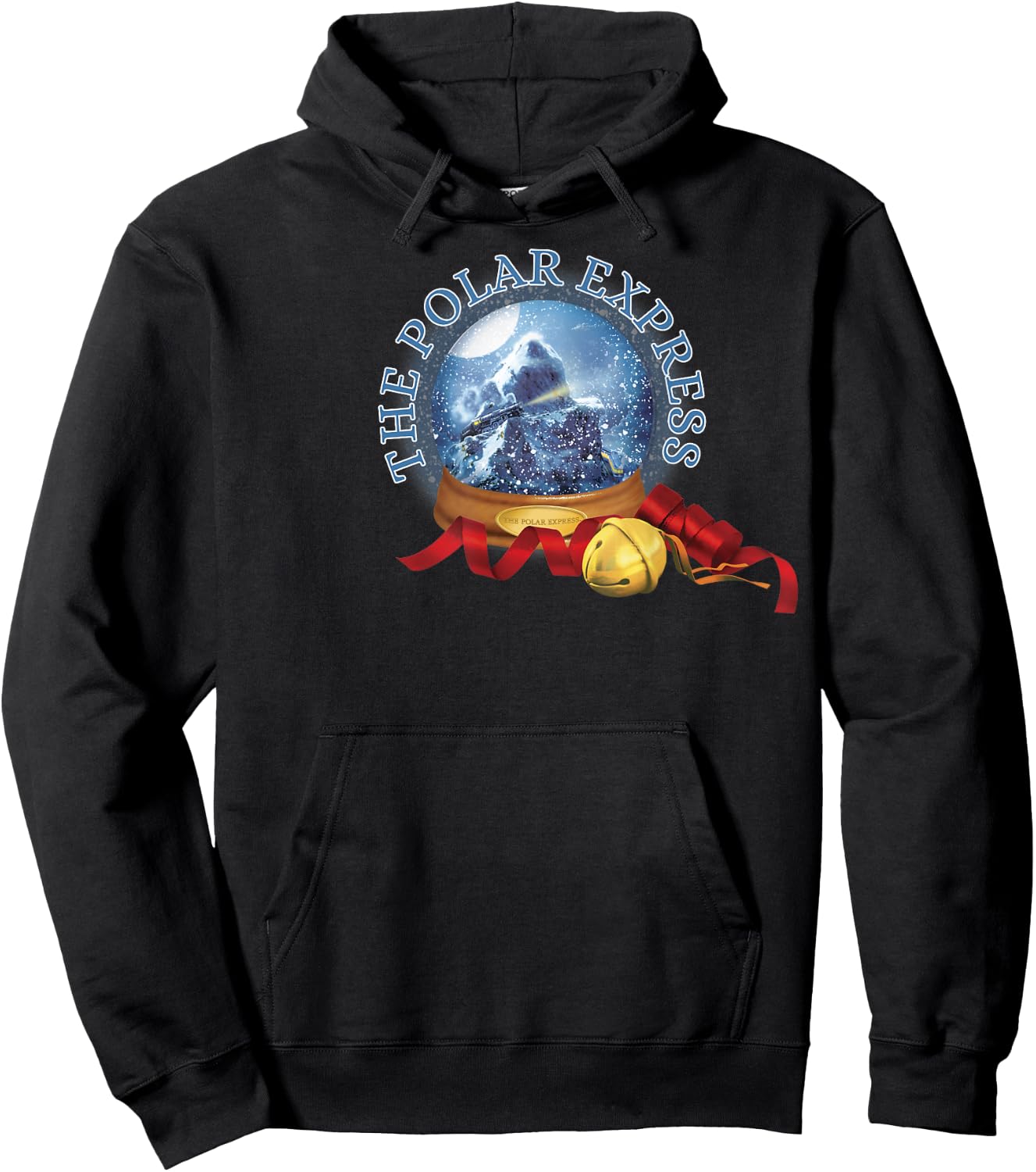 Polar Express Snow Globe & Bell Logo Hoodie - Hoodie | Black