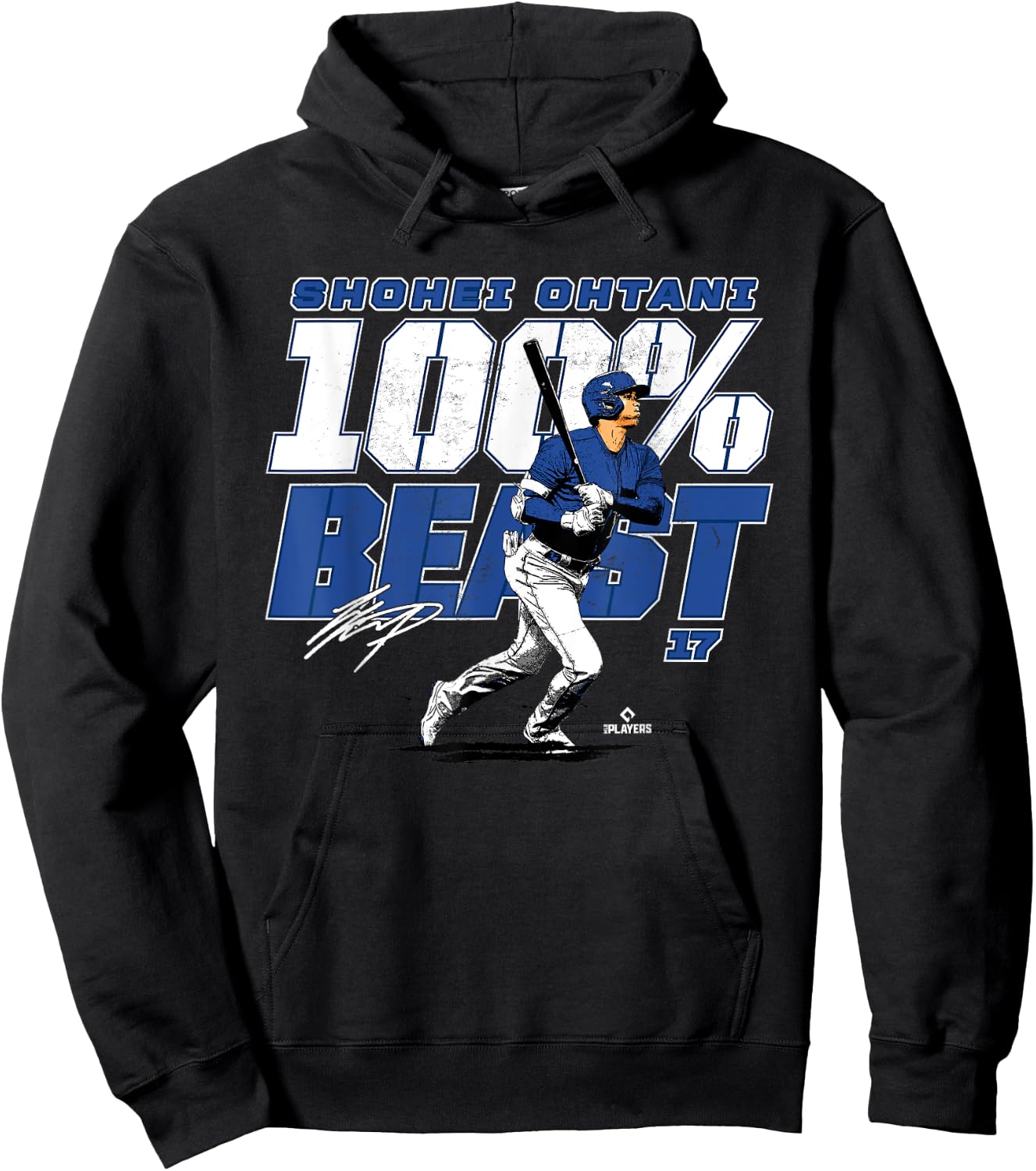 100 Percent Beast Shohei Ohtani Los Angeles Baseball MLBPA Hoodie - Hoodie | Black