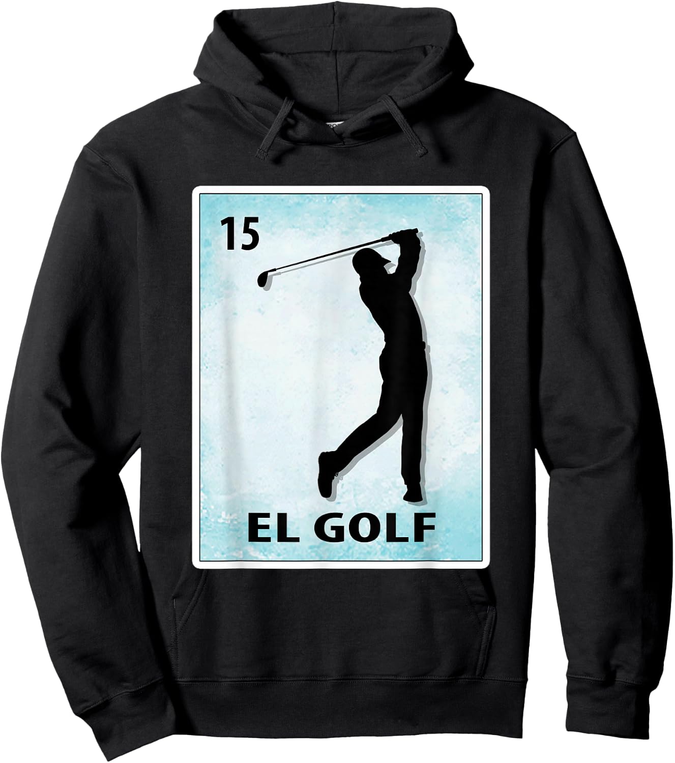 El Golf Mexican Golf Cards Golfer Hoodie - Hoodie | Black
